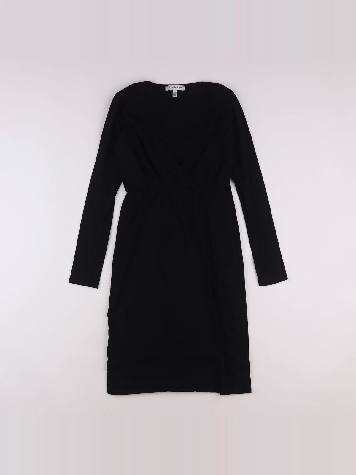 Envie de fraise - robe grossesse, allaitement noir - 36 à 38