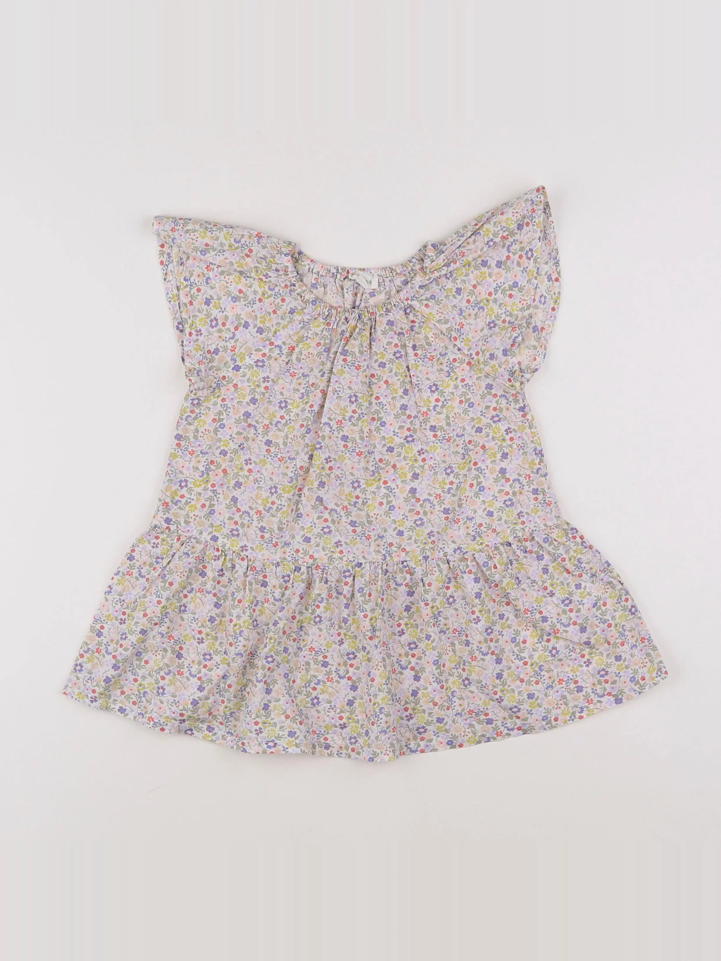 Vertbaudet - robe multicolore - 18 mois