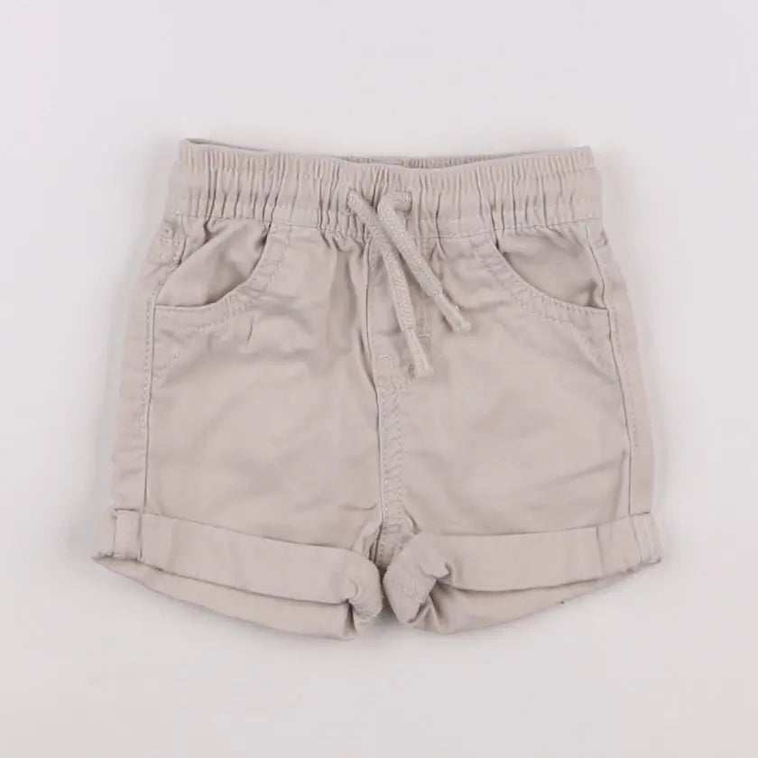 Vertbaudet - short marron - 3 mois