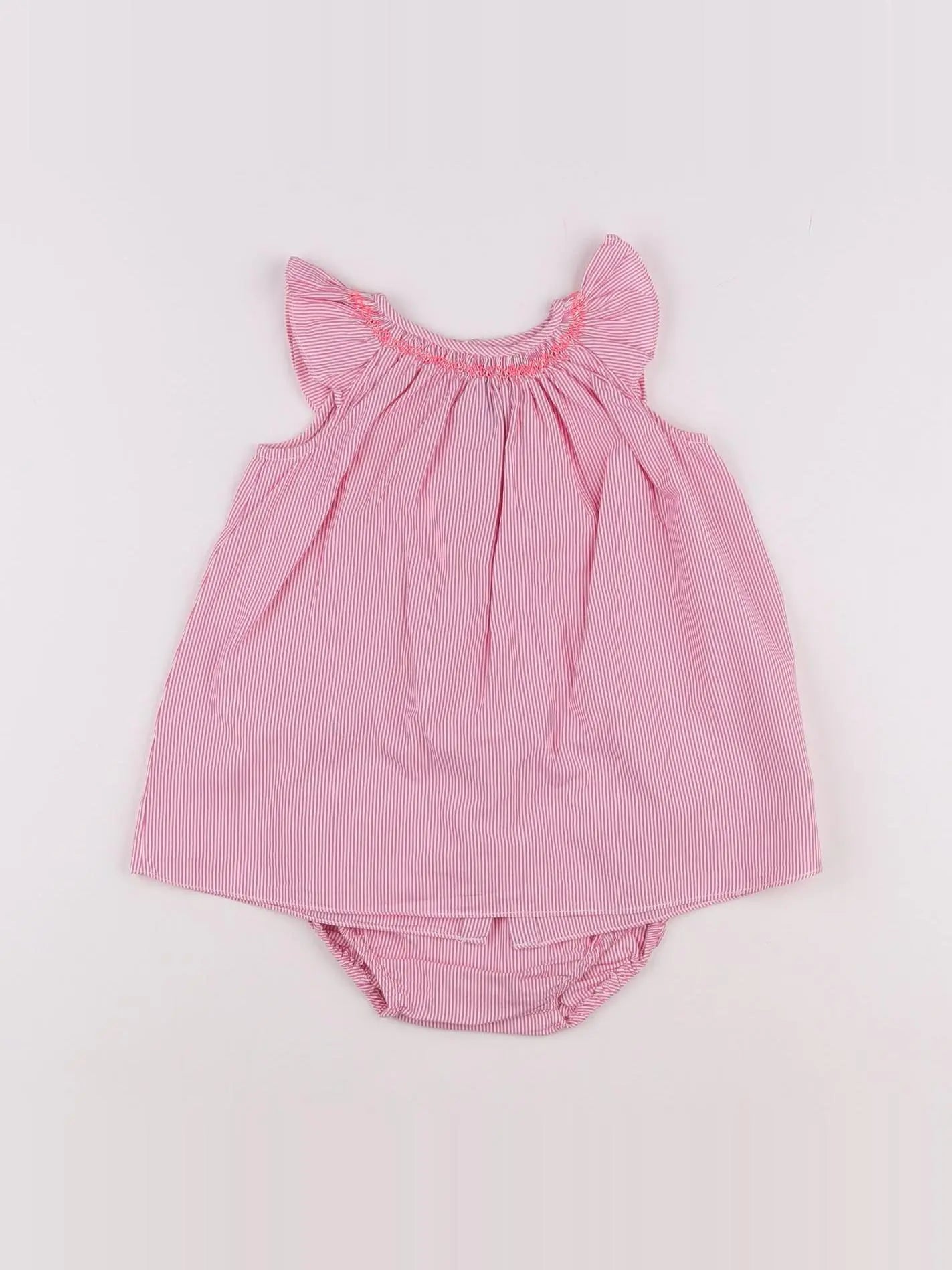 Jacadi - robe rose - 6 mois