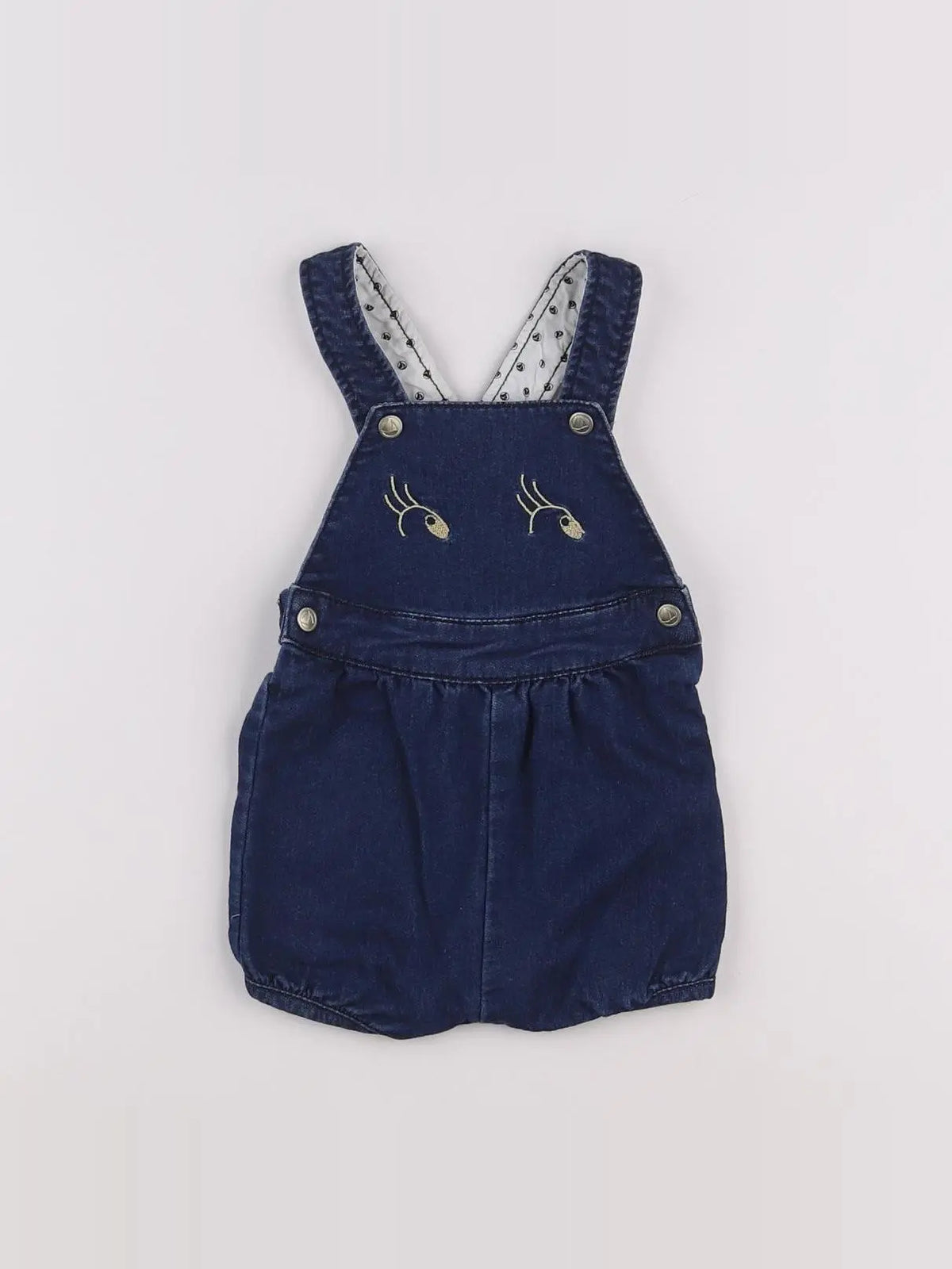 Petit Bateau - combinaison bleu - 3 mois