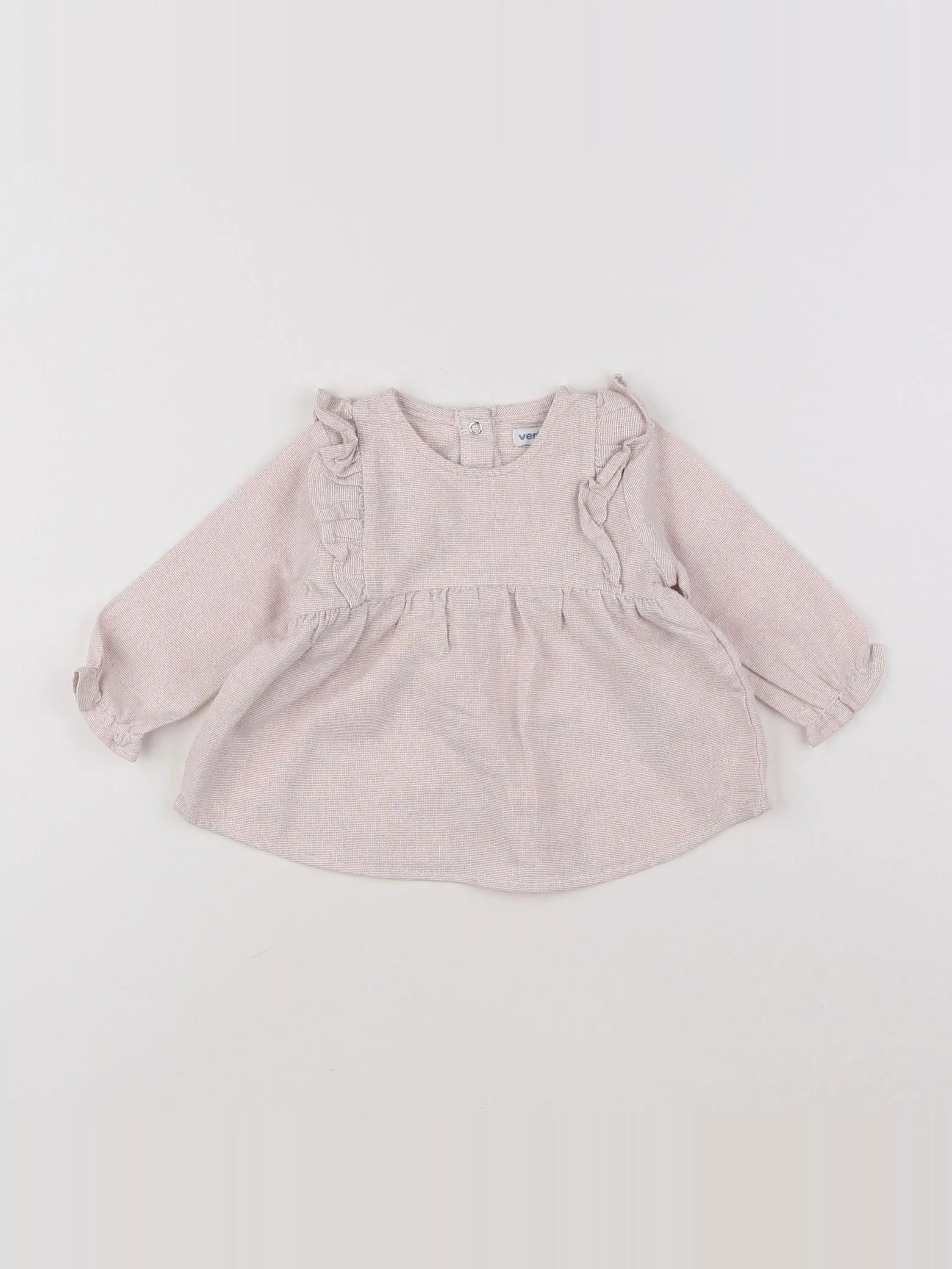Vertbaudet - blouse rose - 6 mois