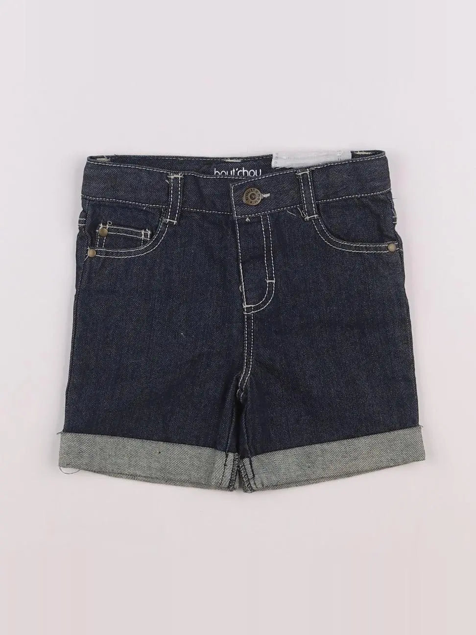 Boutchou - short bleu - 12 mois