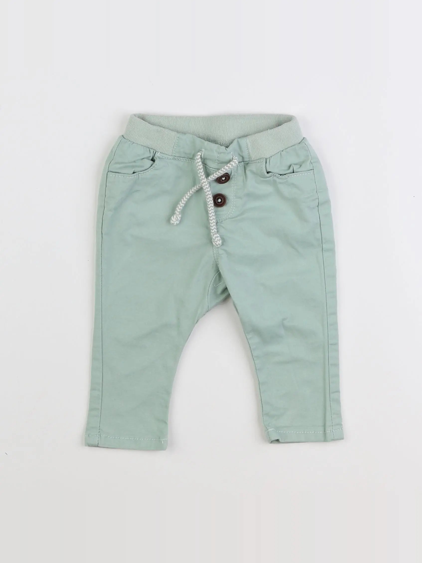 Tape à l'oeil - pantalon vert - 6 mois