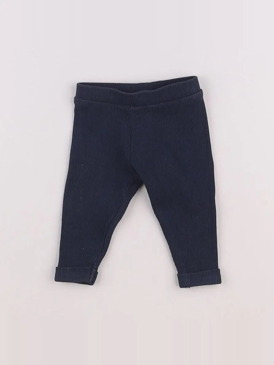 Petit Bateau - legging bleu - 3 mois