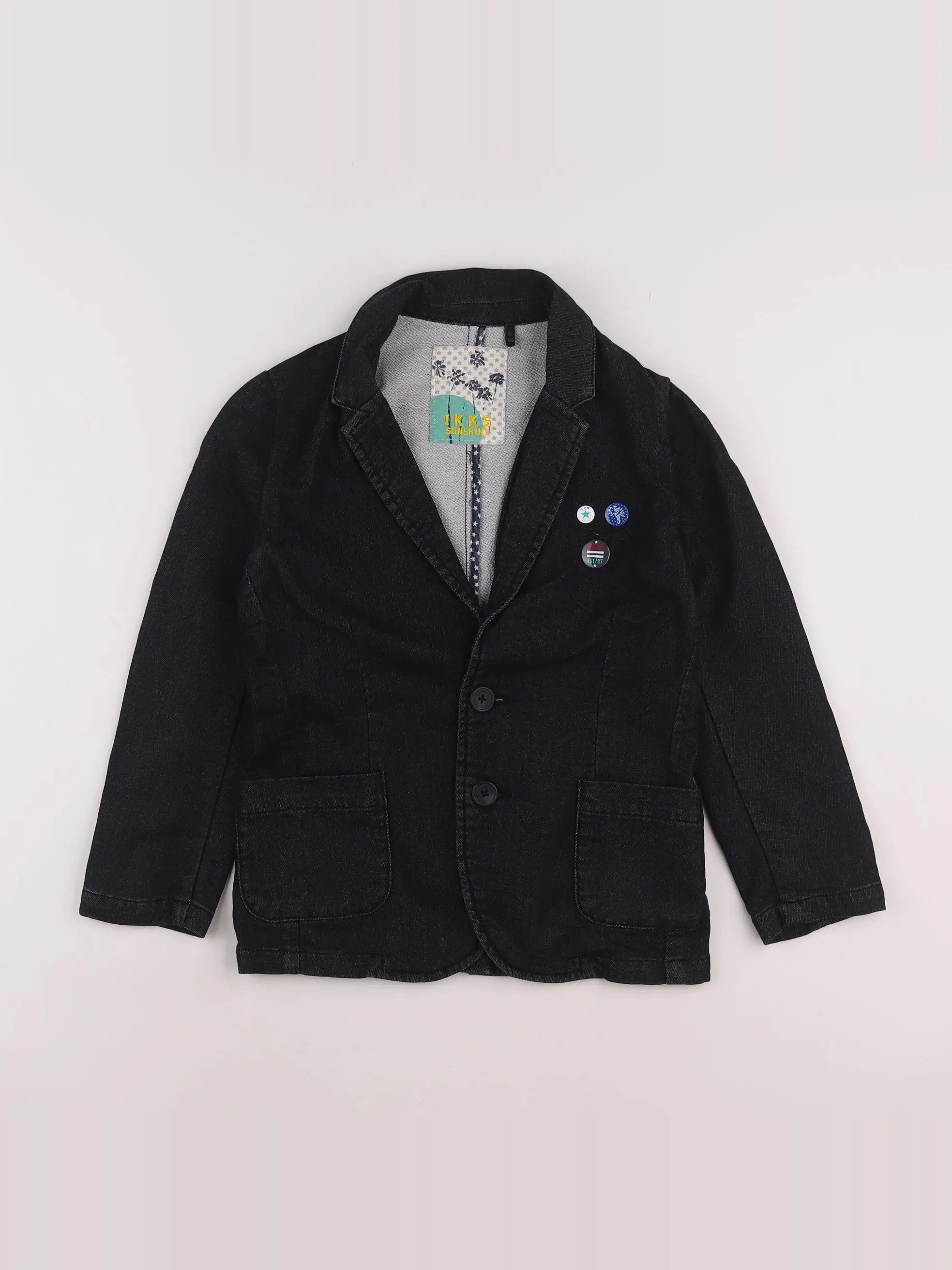 IKKS - veste bleu - 8 ans