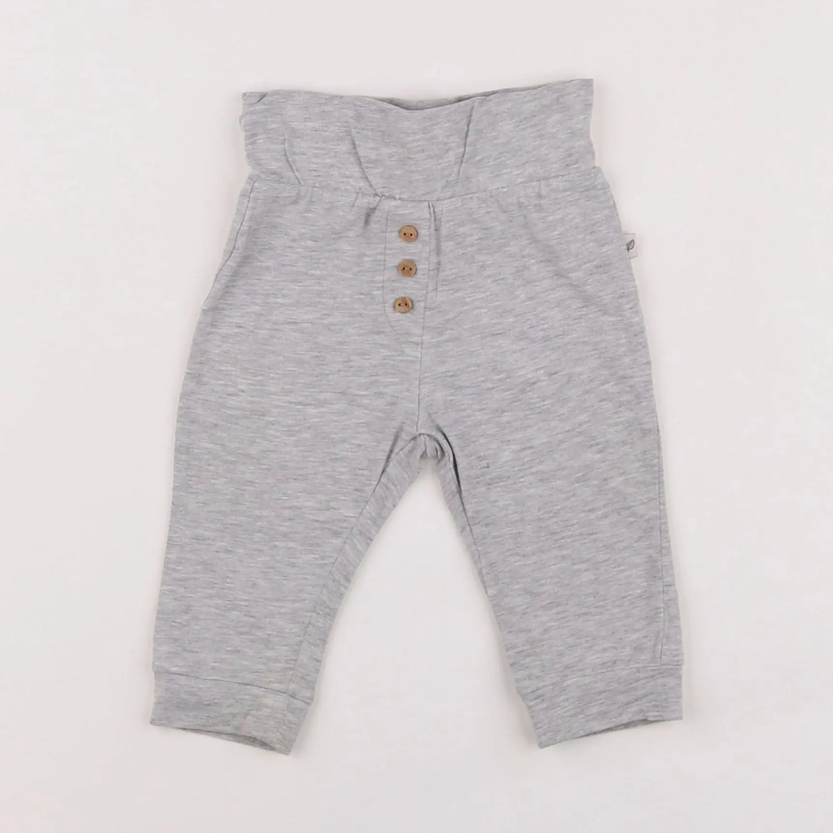 Vertbaudet - legging gris - 6 mois