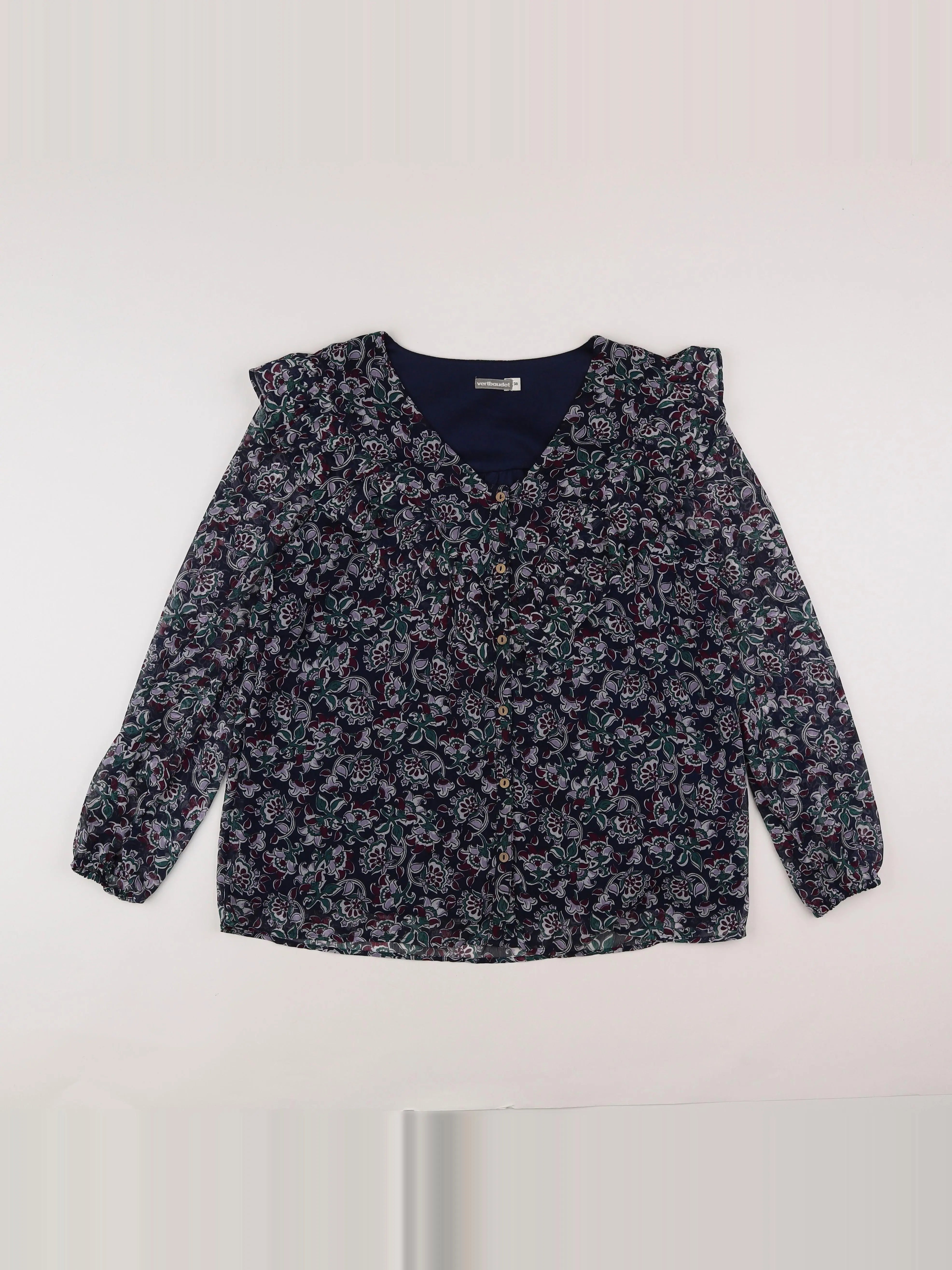 Vertbaudet - blouse grossesse bleu - 38