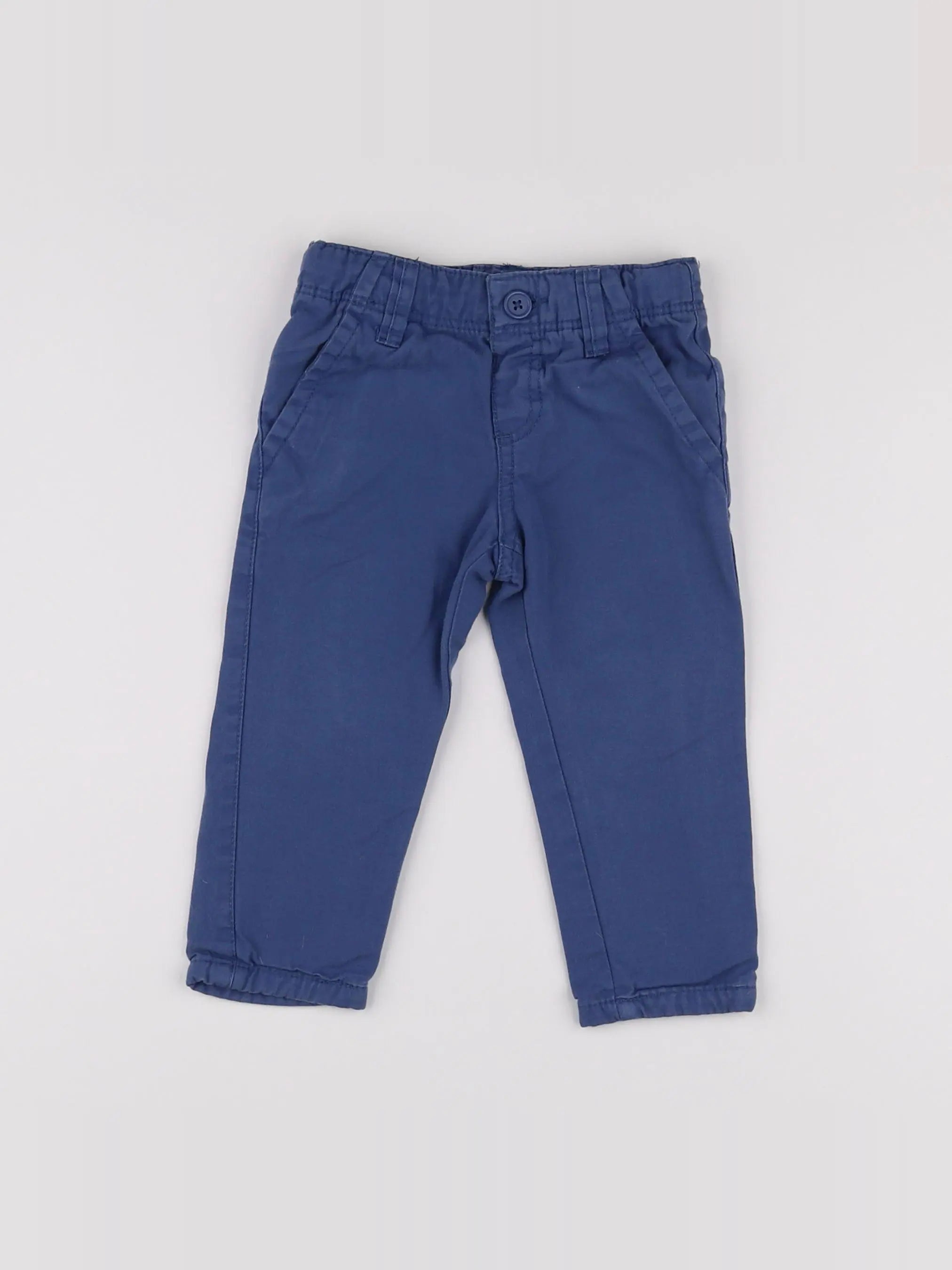 Boutchou - pantalon bleu - 12 mois
