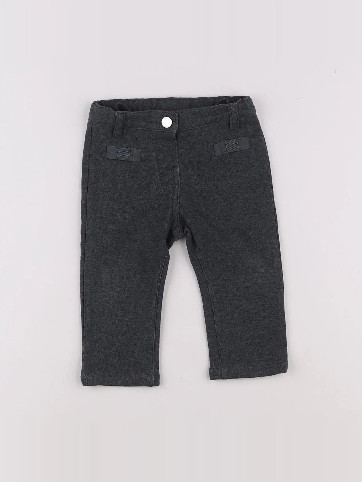 Jacadi - pantalon gris - 12 mois