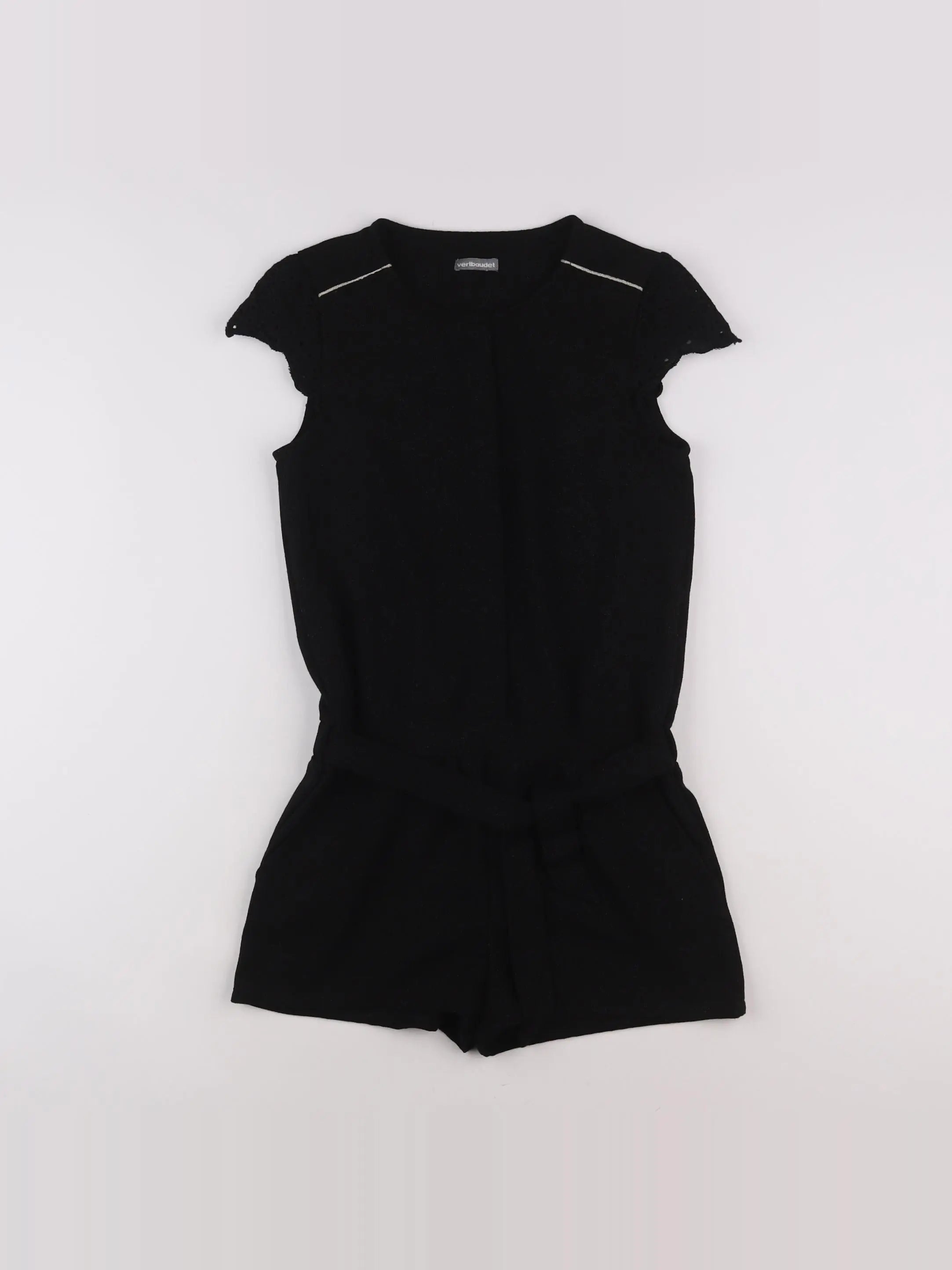 Vertbaudet - combinaison noir, or - 10 ans