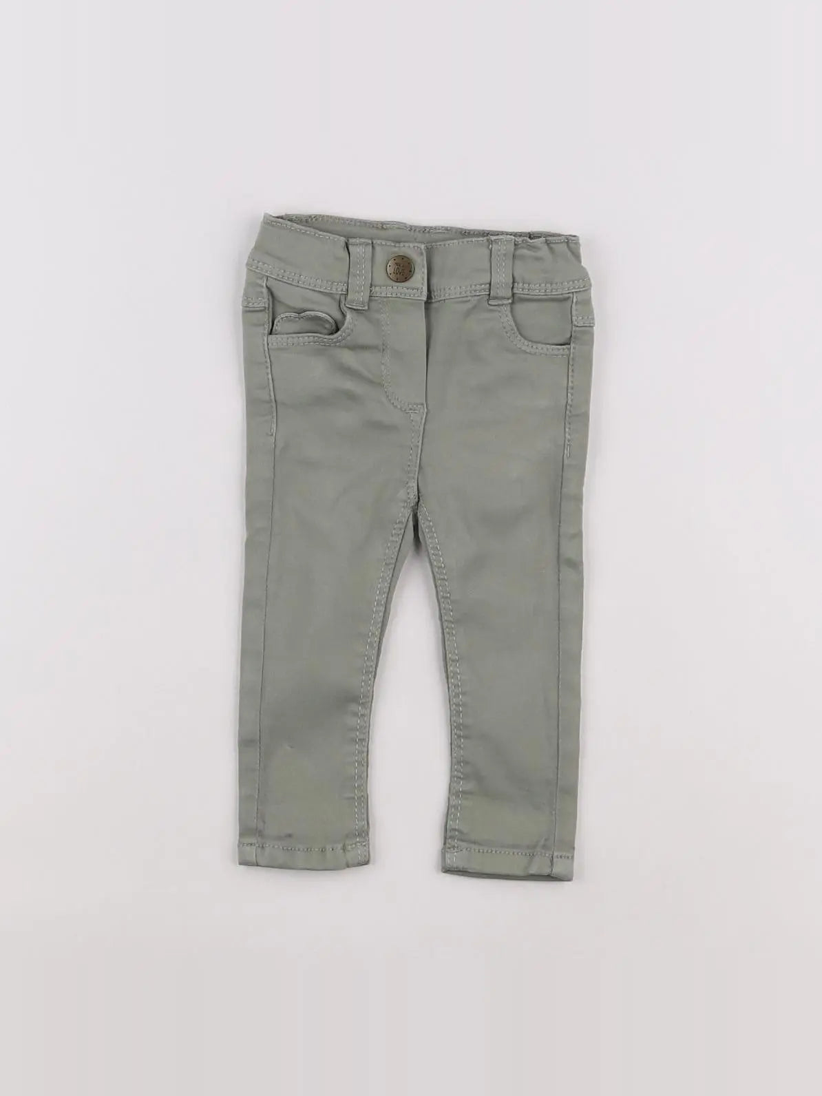 Tape à l'oeil - pantalon vert - 3 mois