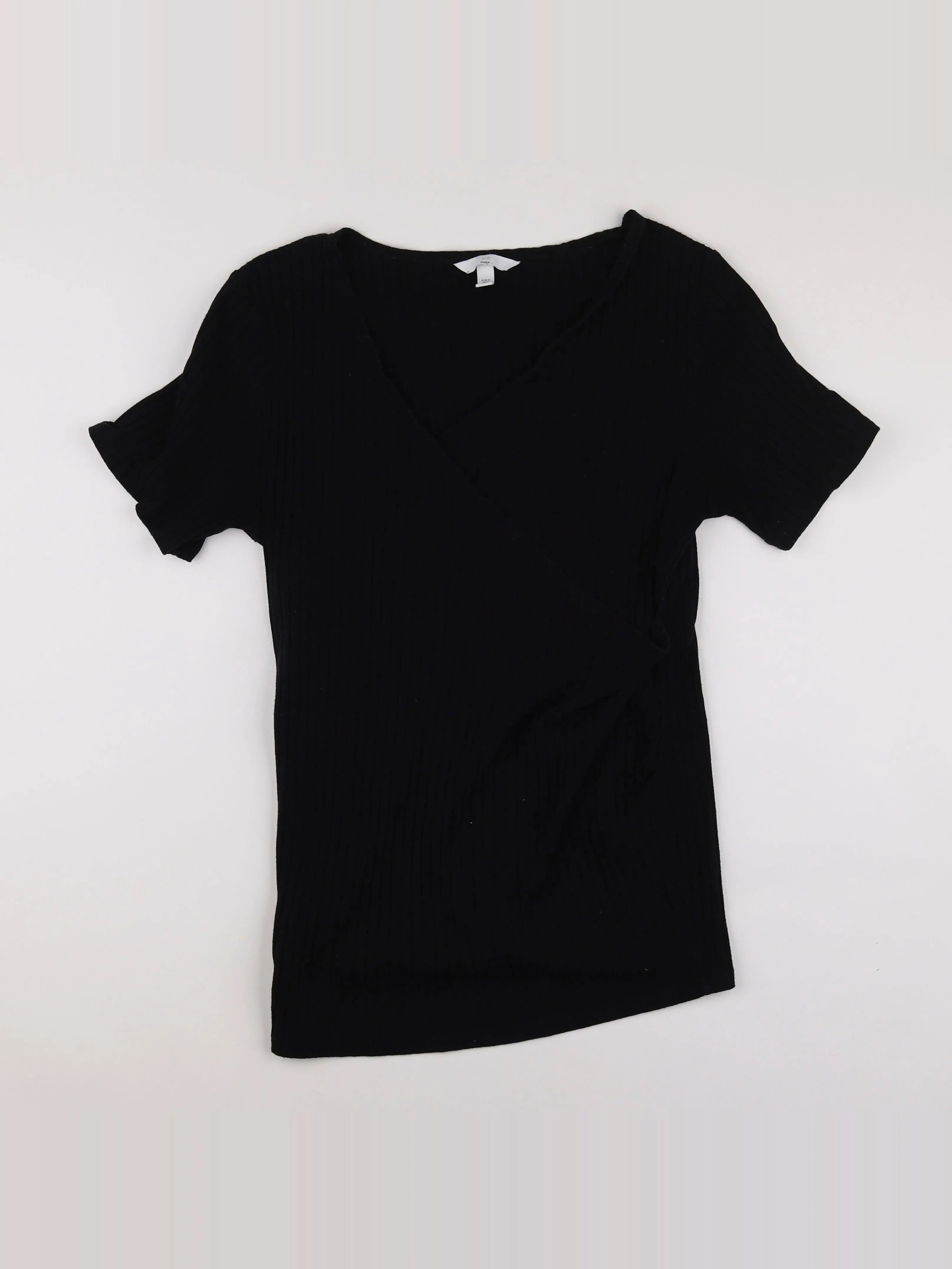 H&M - tee-shirt grossesse noir - 40