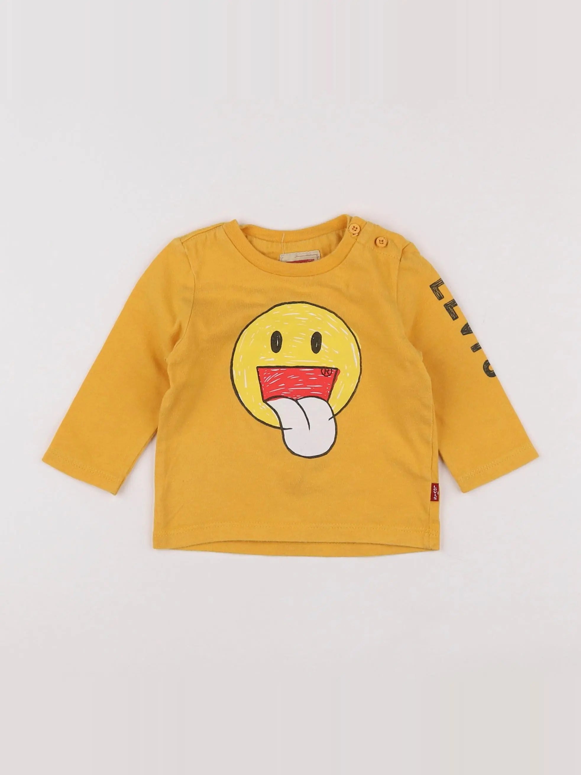 Levi's - tee-shirt jaune - 6 mois
