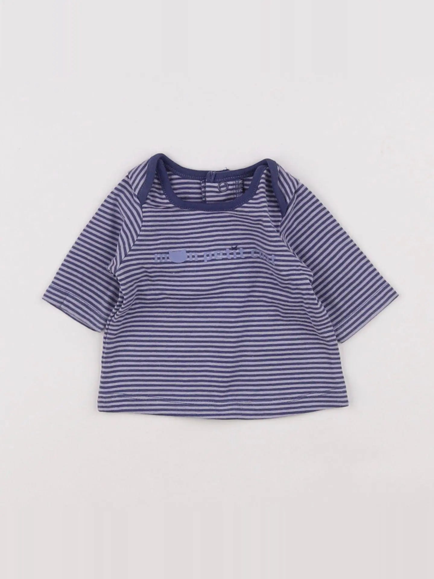 Natalys - tee-shirt violet - 0 mois