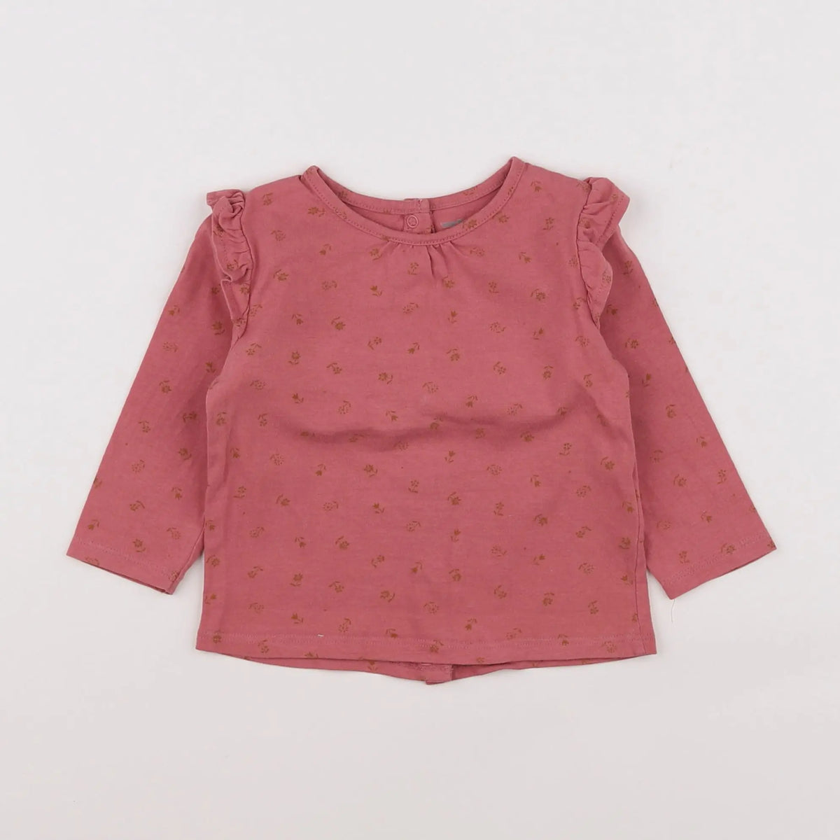 Vertbaudet - tee-shirt rose - 9 mois