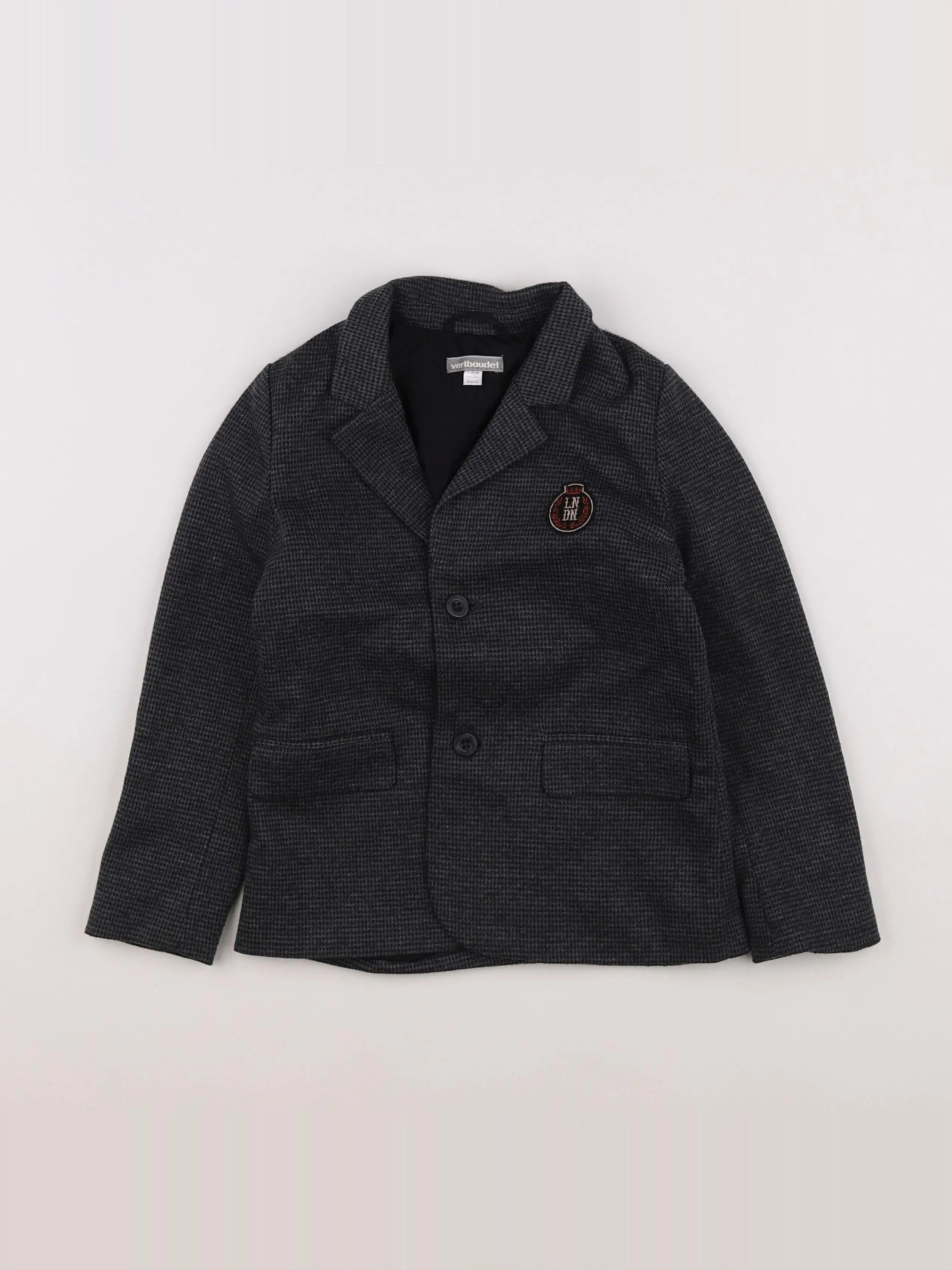 Vertbaudet - veste gris - 6 ans