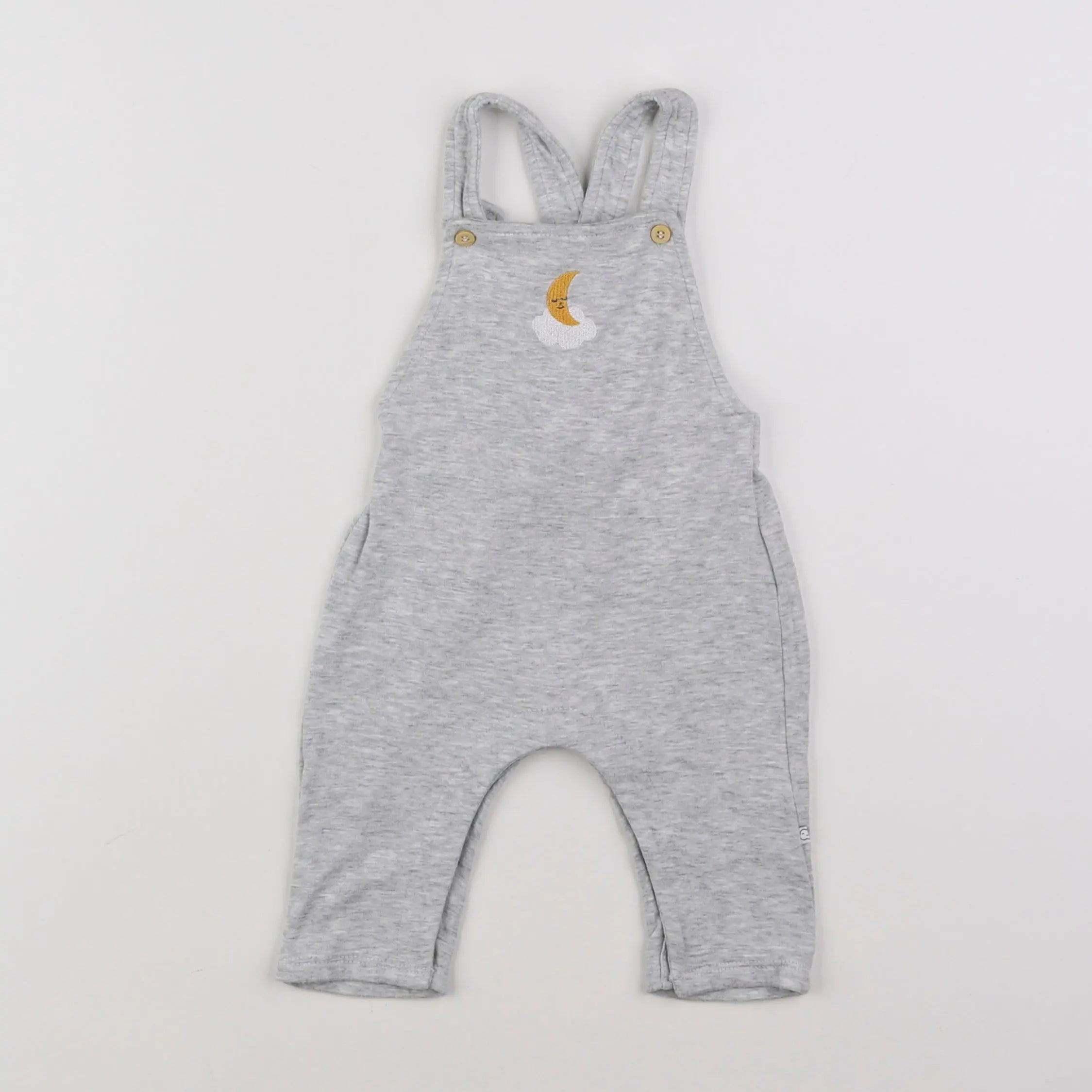 Vertbaudet - salopette gris - 3 mois