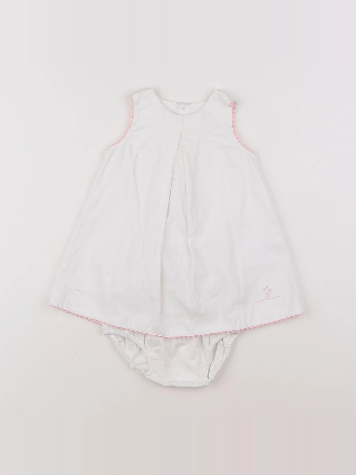 Jacadi - robe blanc - 6 mois