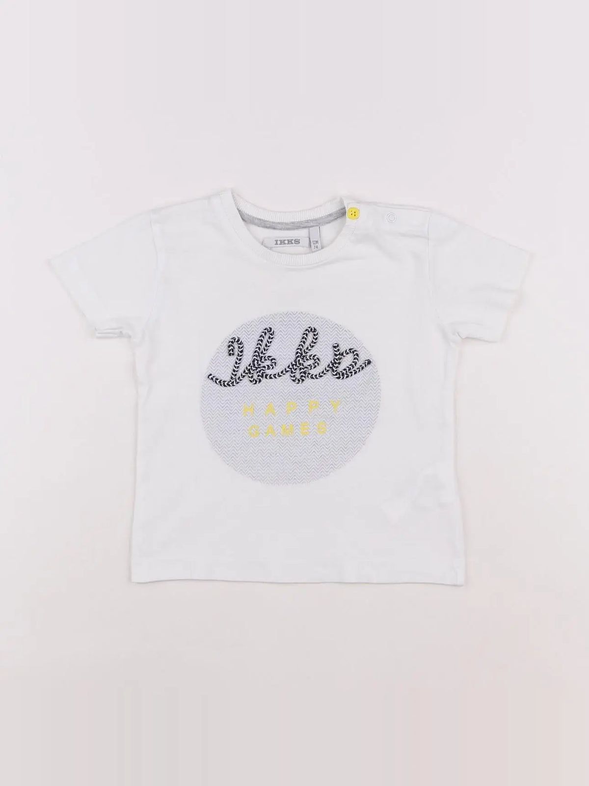 IKKS - tee-shirt blanc - 12 mois