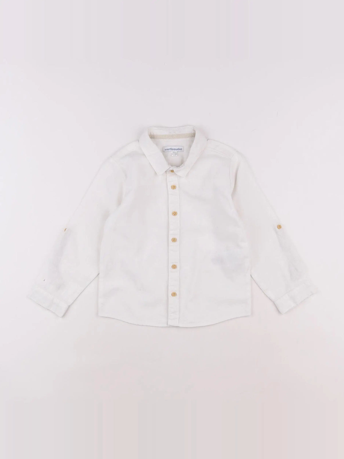 Vertbaudet - chemise blanc - 3 ans
