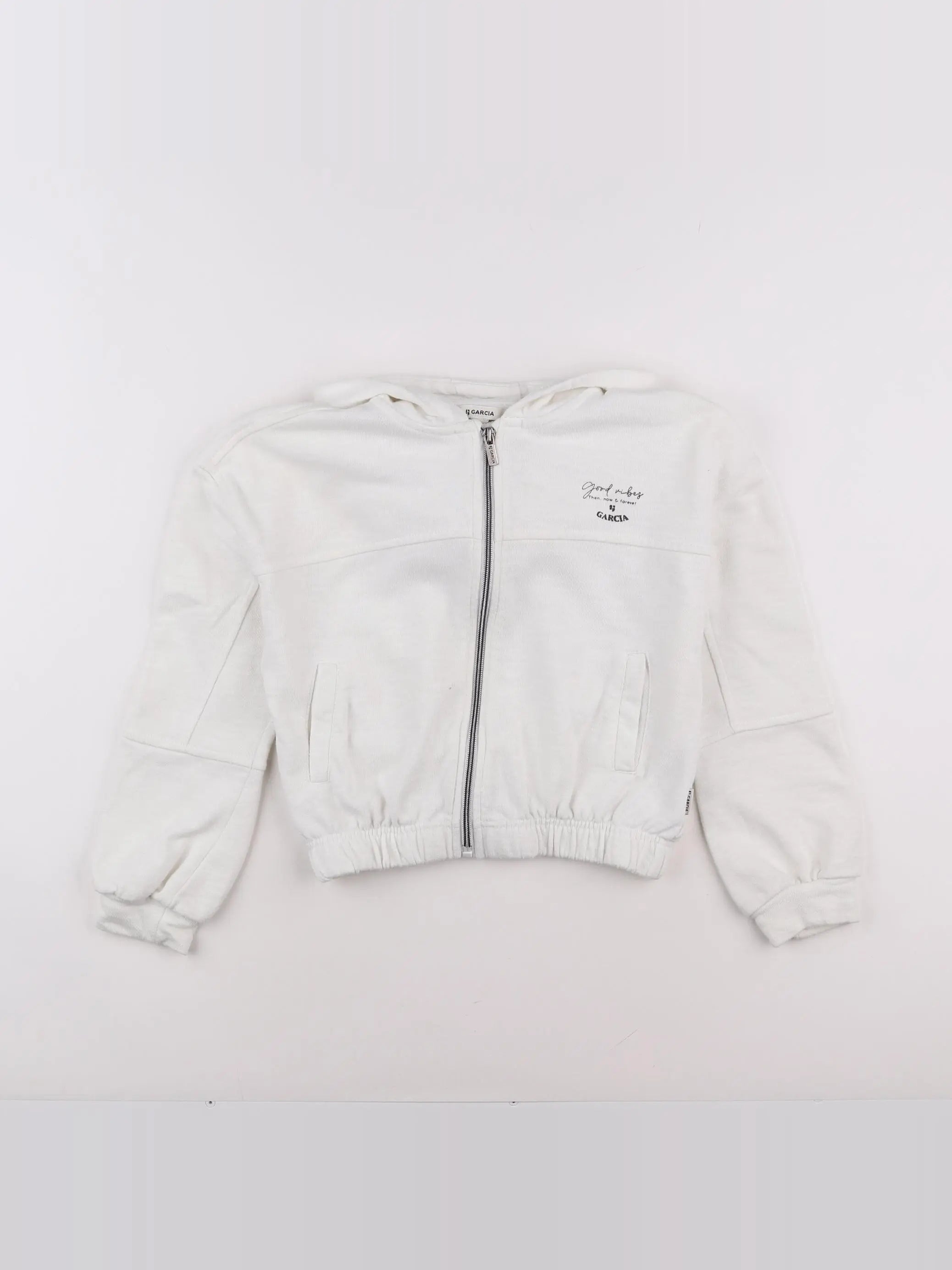 Garcia - sweat blanc - 12/13 ans