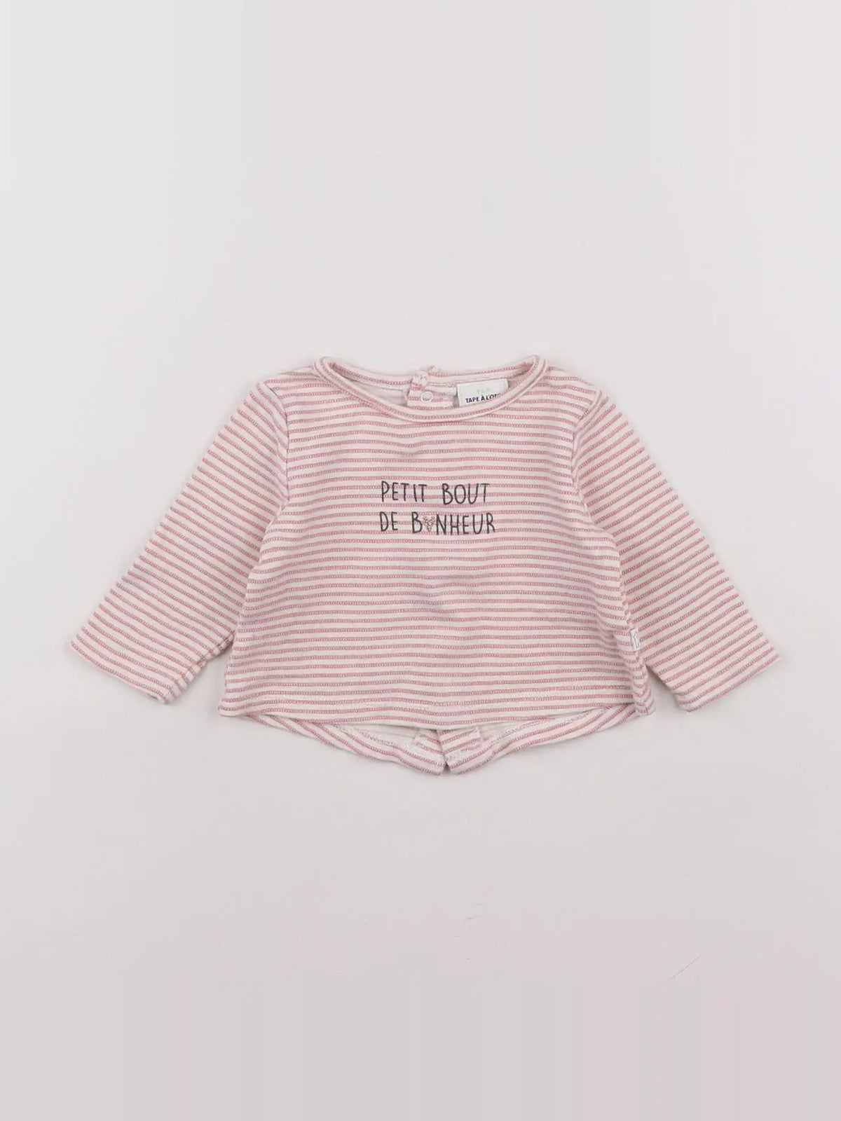 Tape à l'oeil - tee-shirt rose - 3 mois