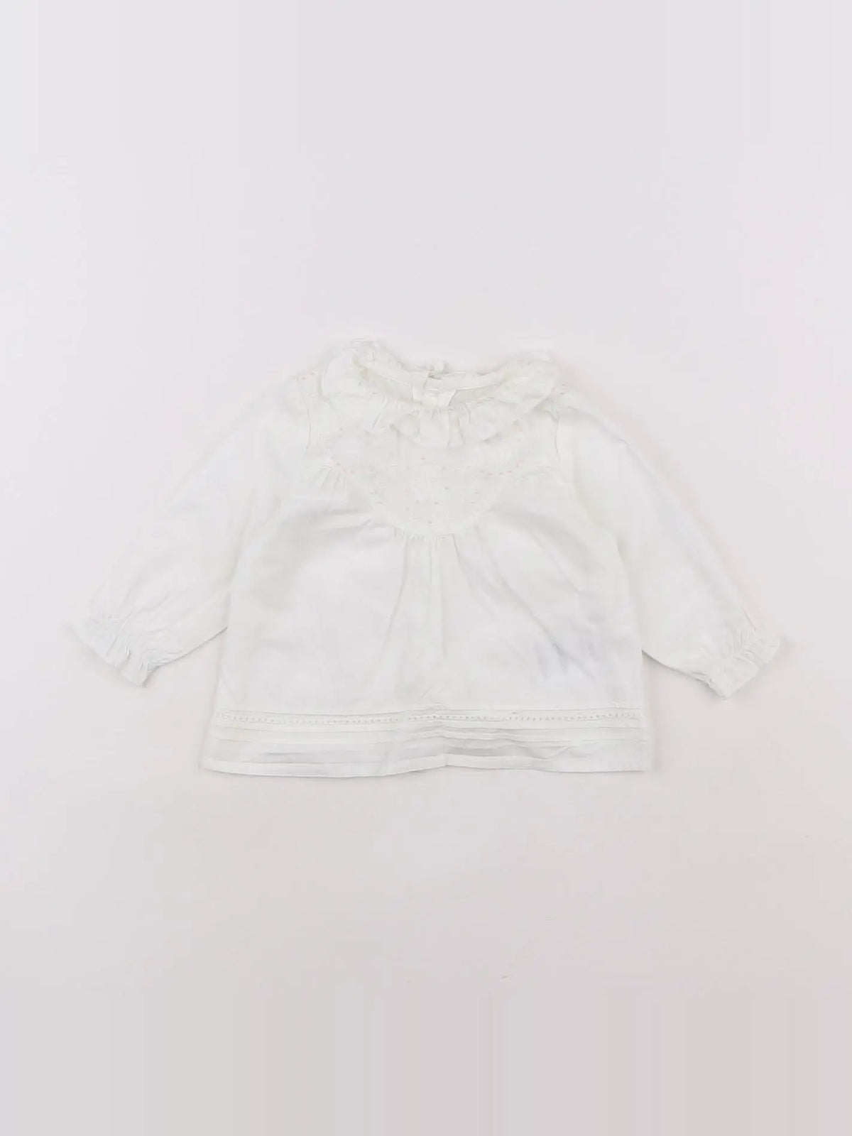 Carrément Beau - blouse blanc - 3 mois