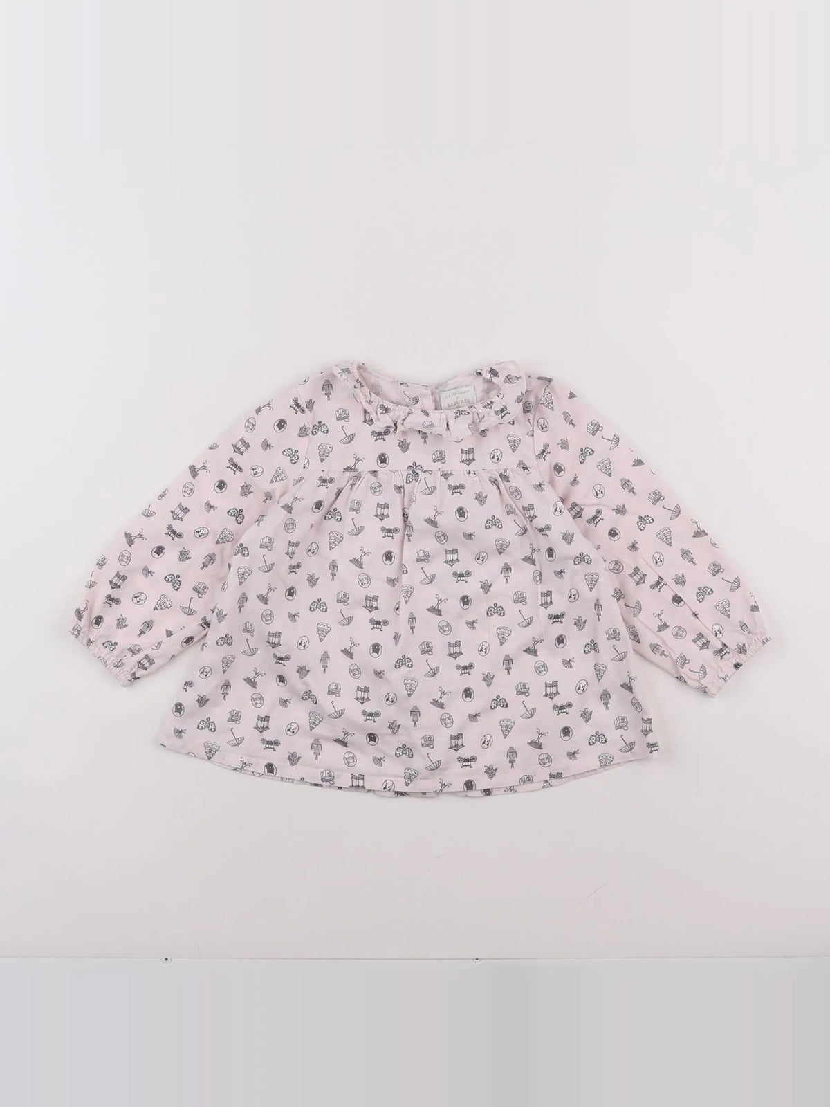 La Redoute - blouse rose - 18 mois