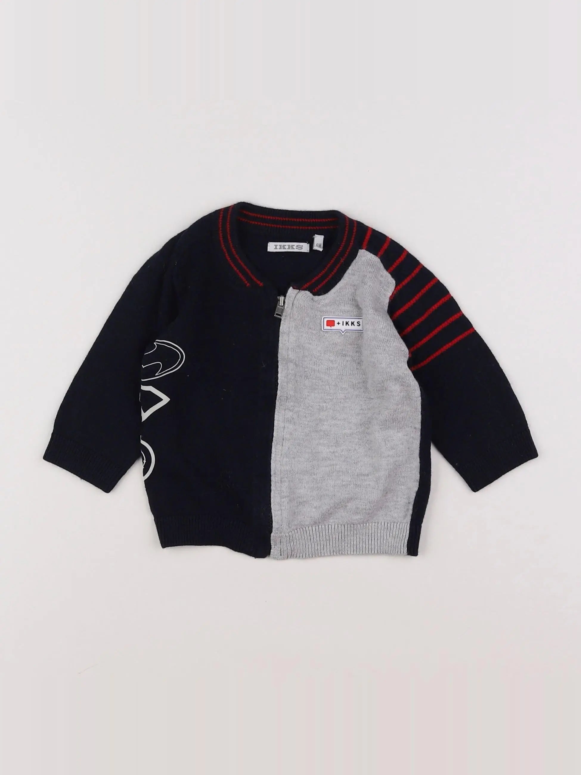 IKKS - gilet noir - 6 mois