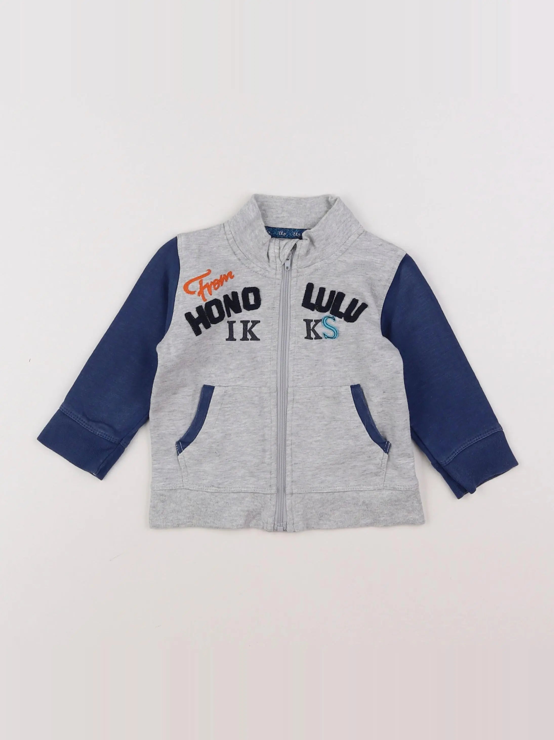 IKKS - gilet gris - 6 mois