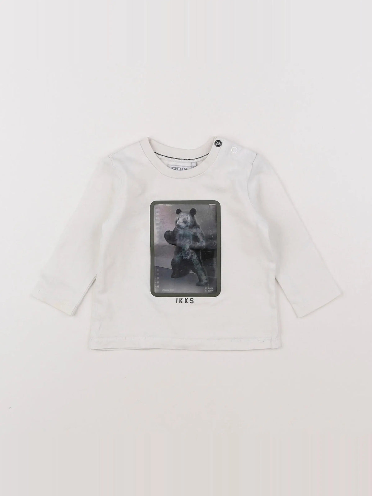 IKKS - tee-shirt blanc - 6 mois