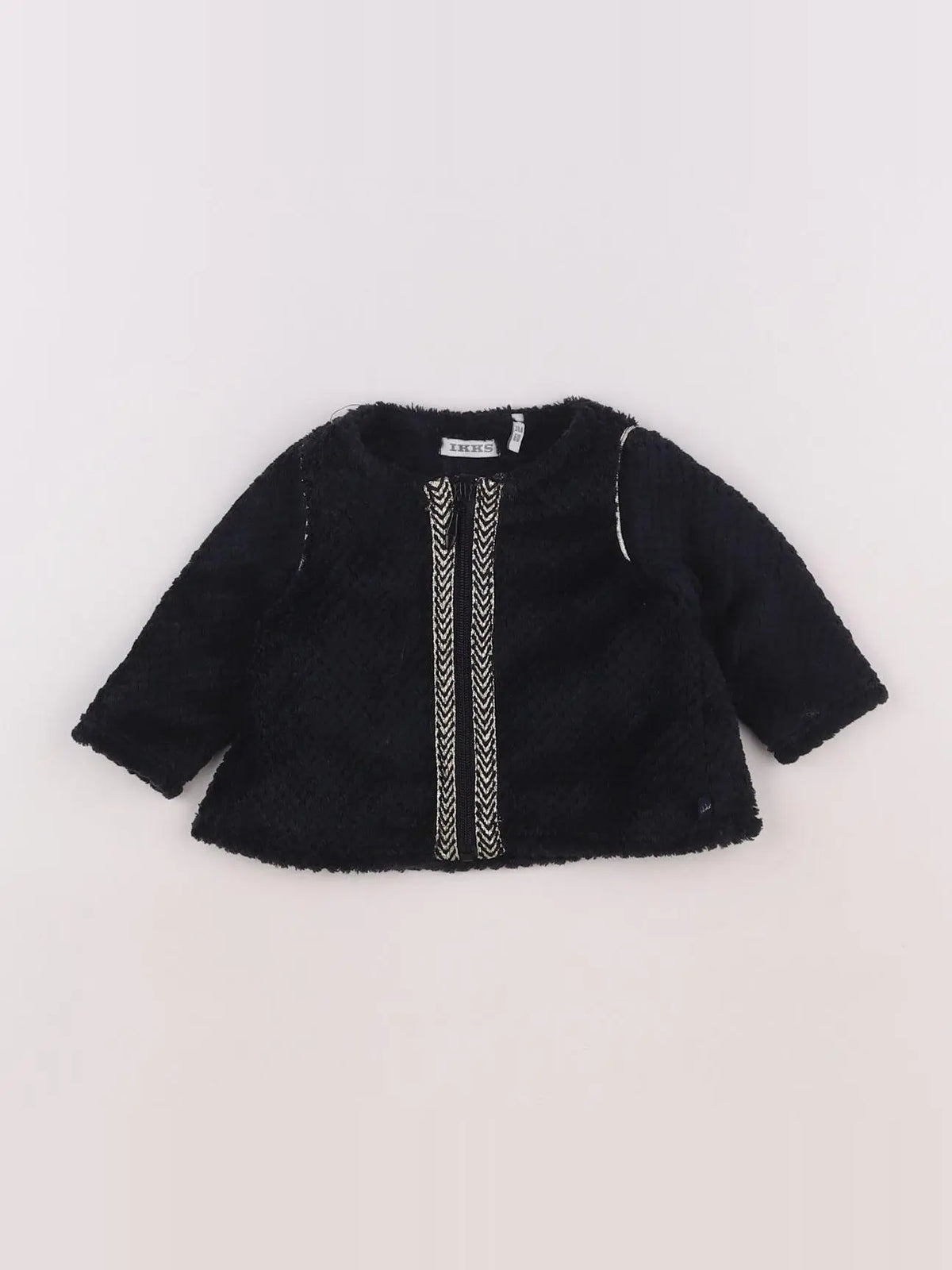 IKKS - gilet noir, or - 3 mois