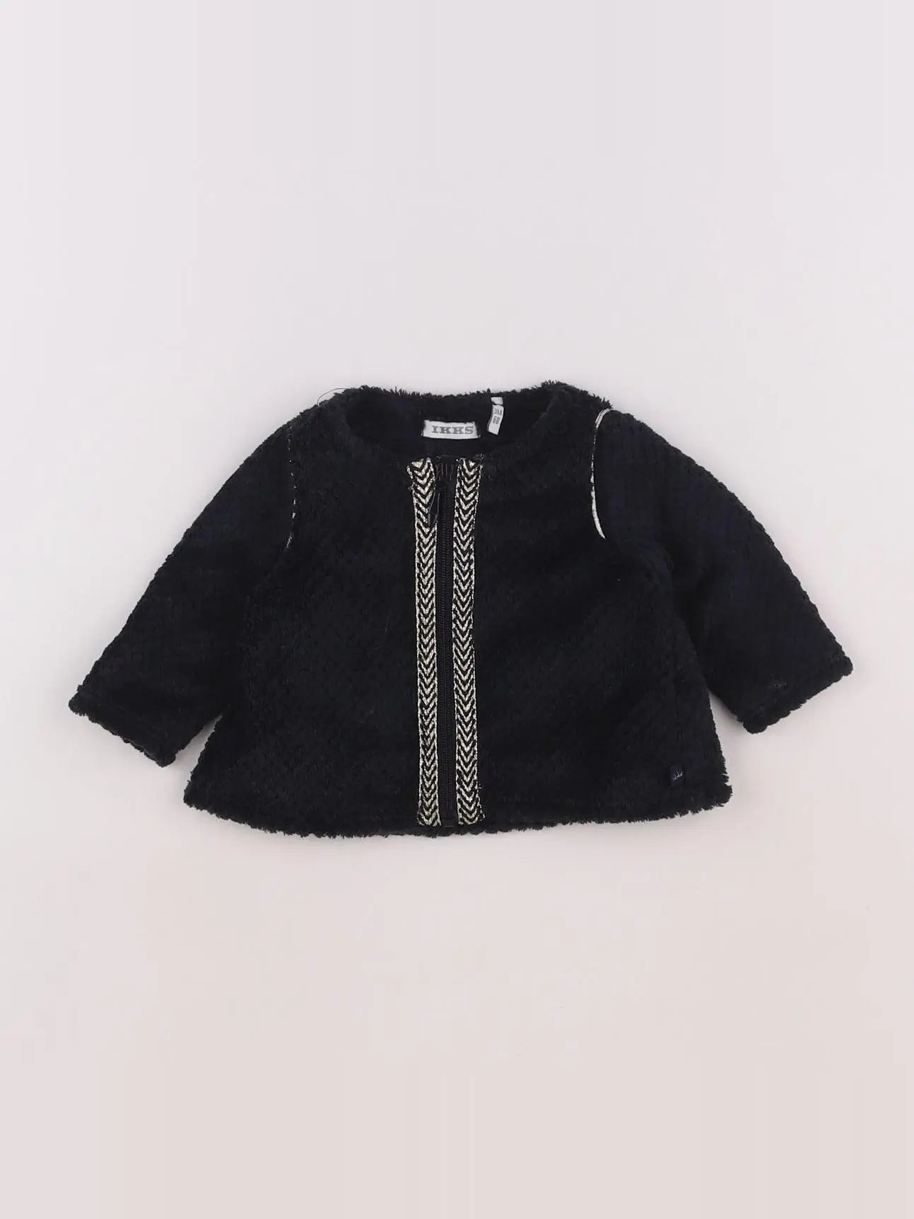 IKKS - gilet noir, or - 3 mois