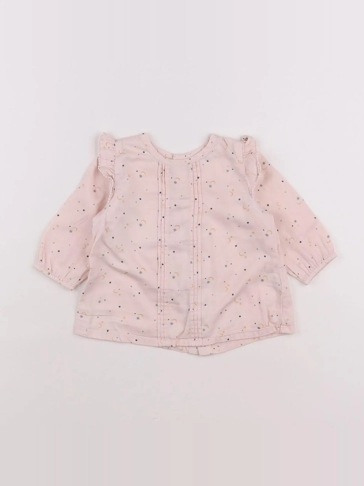 Boutchou - blouse rose - 12 mois