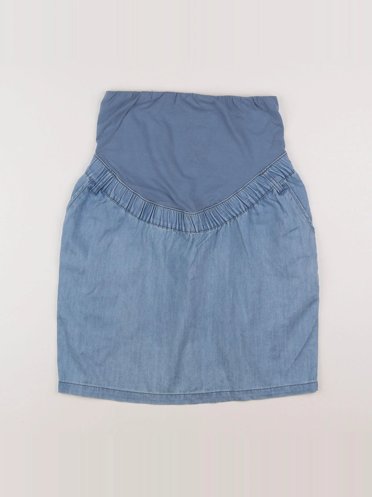 Vertbaudet - jupe grossesse bleu - 36