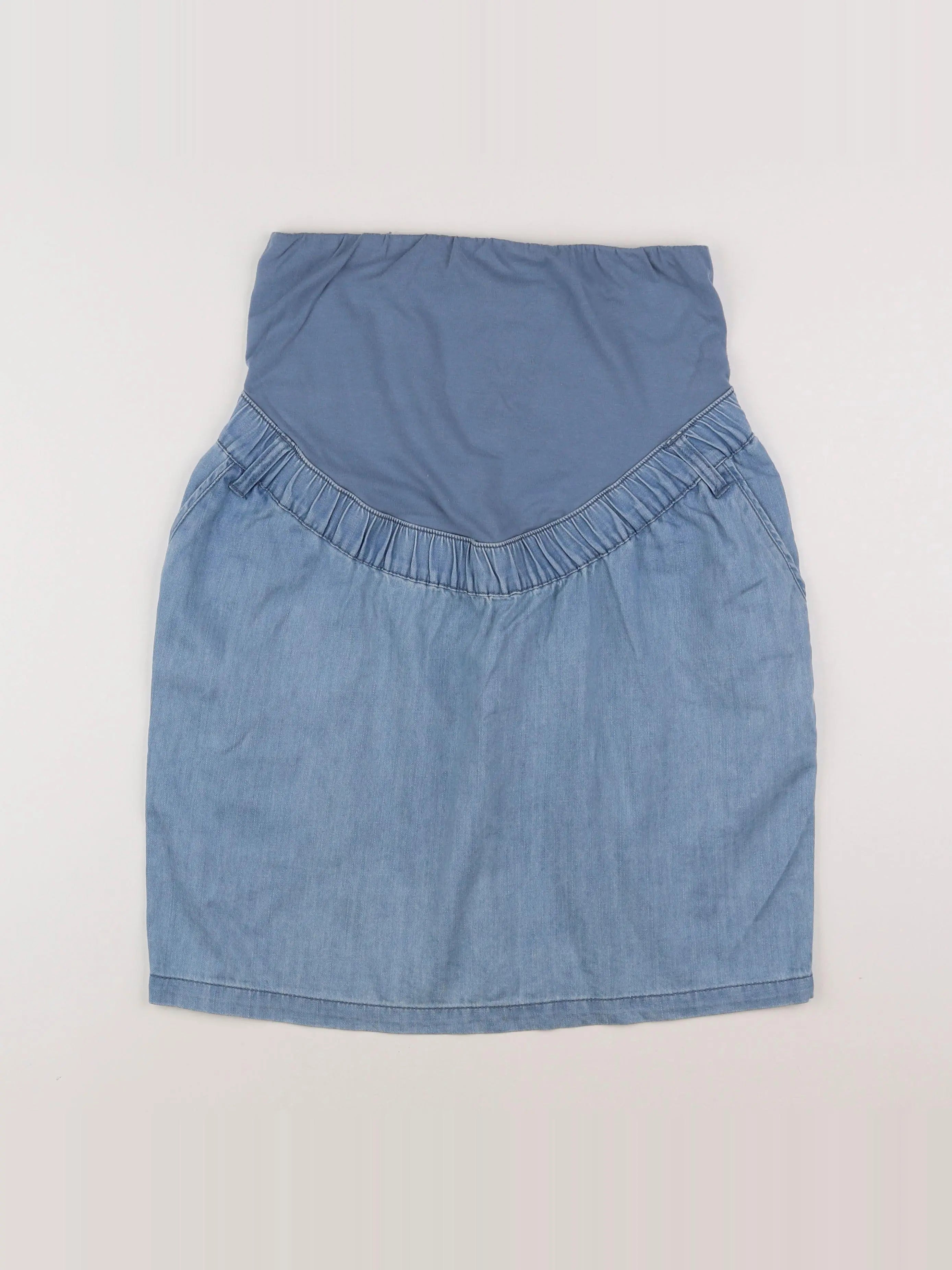 Vertbaudet - jupe grossesse bleu - 36