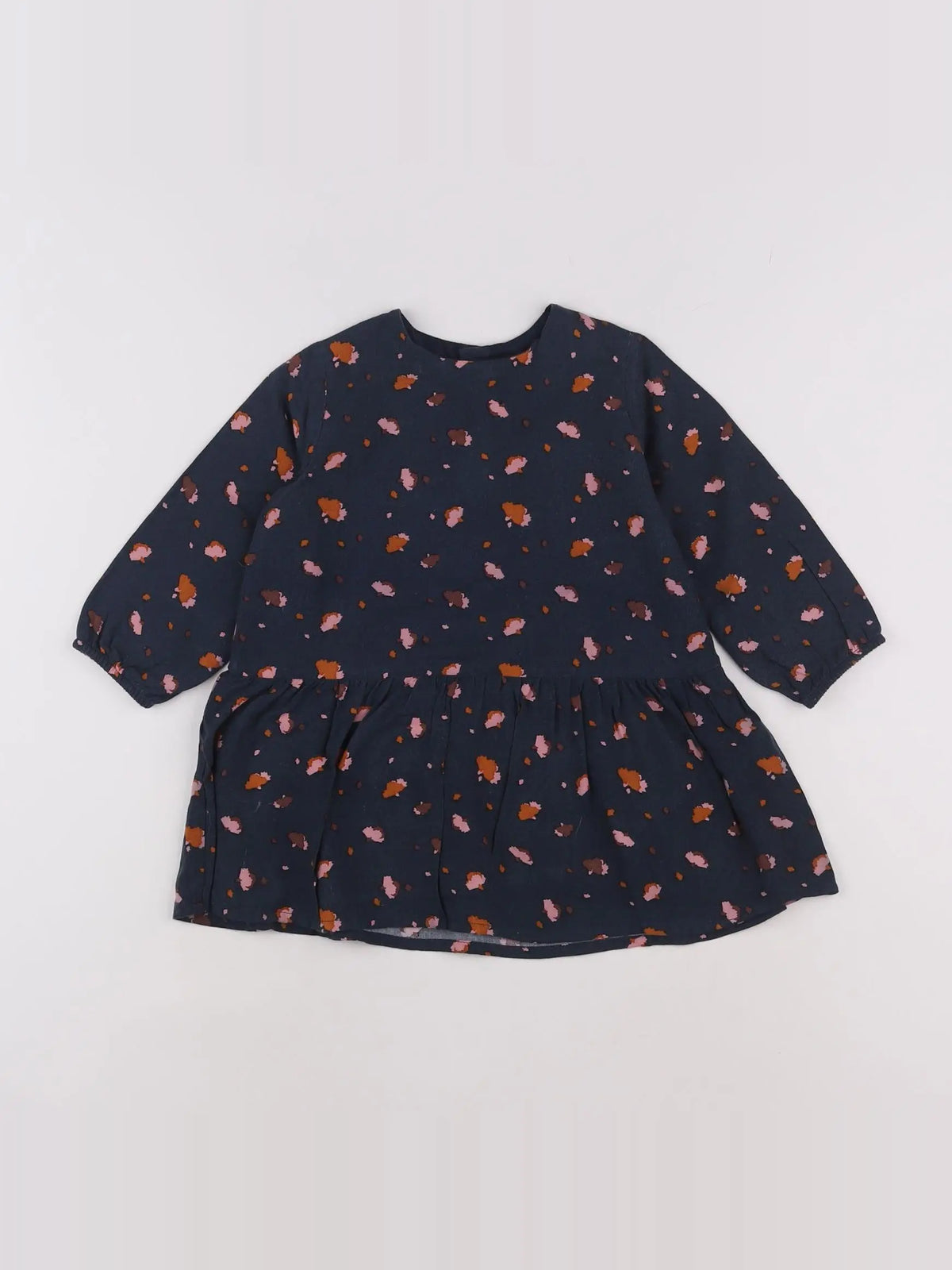 Eden & Victor - robe bleu - 12 mois