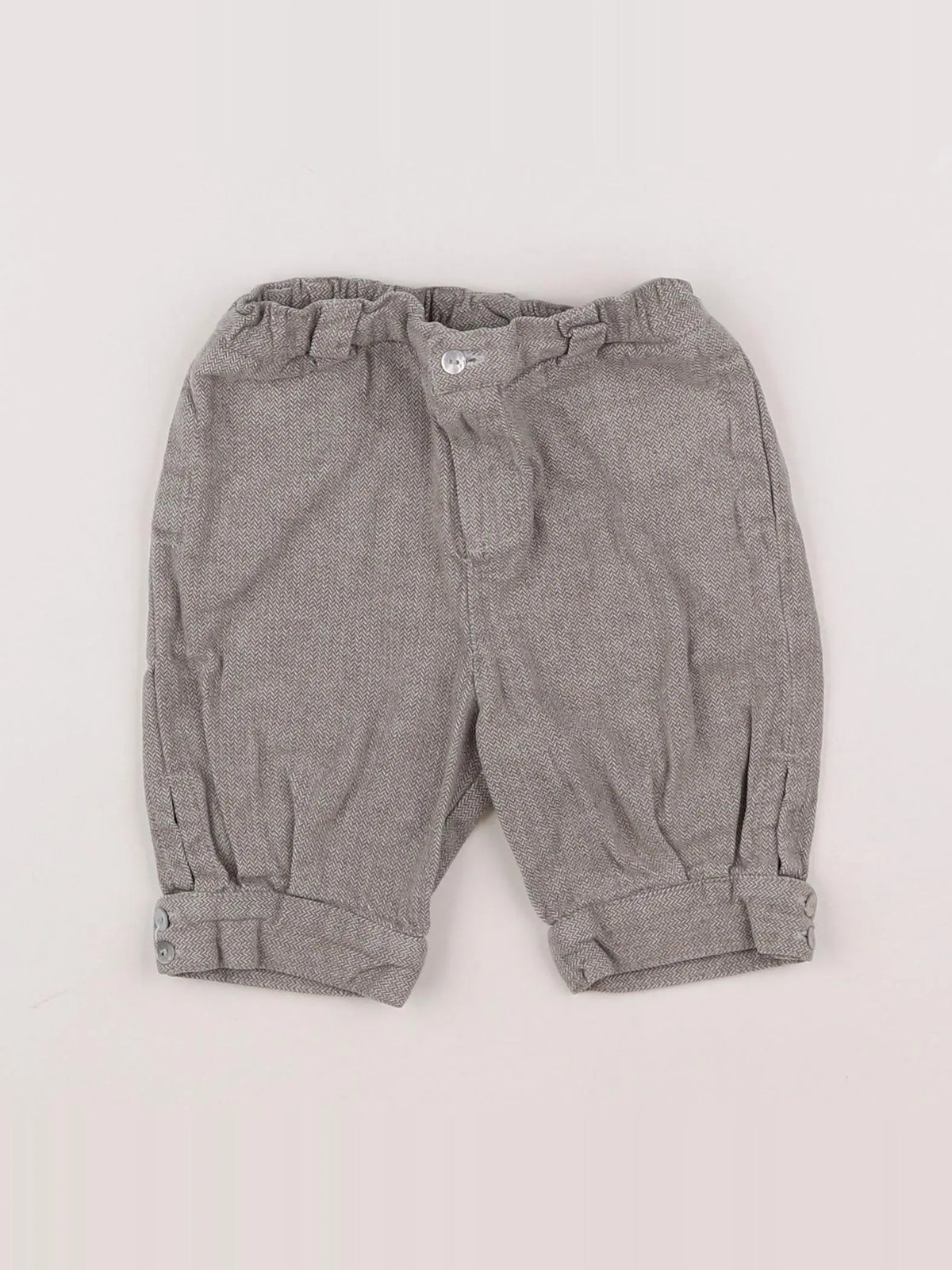 Cyrillus - pantacourt marron - 12 mois