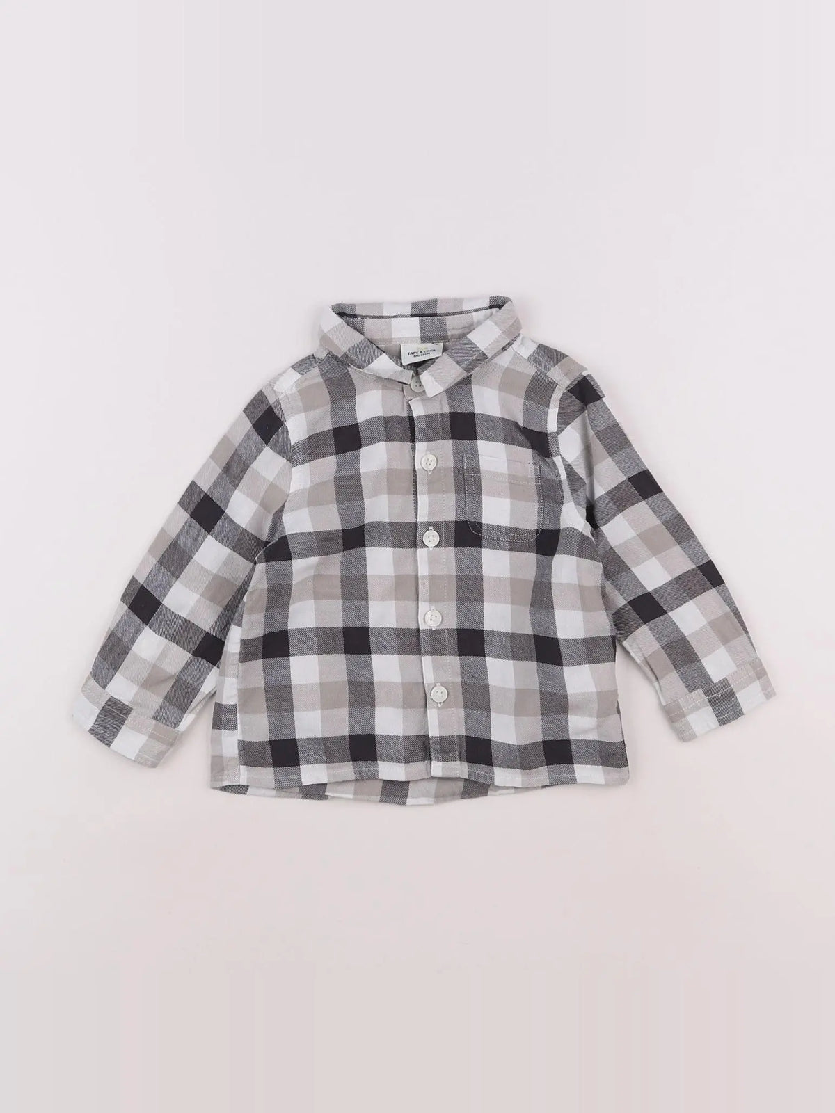 Tape à l'oeil - chemise gris - 9 mois