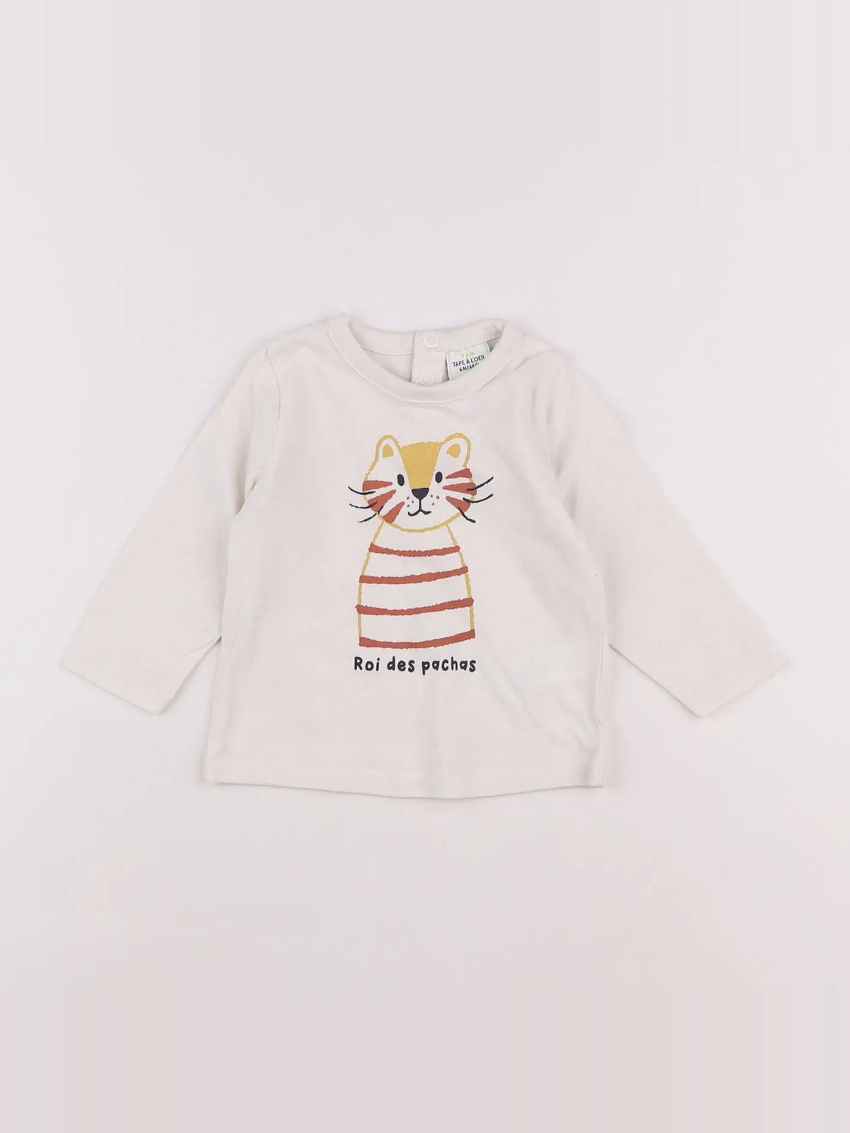 Tape à l'oeil - tee-shirt beige - 6 mois
