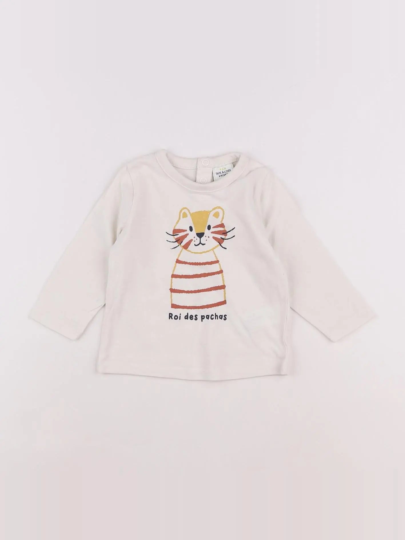 Tape à l'oeil - tee-shirt beige - 6 mois