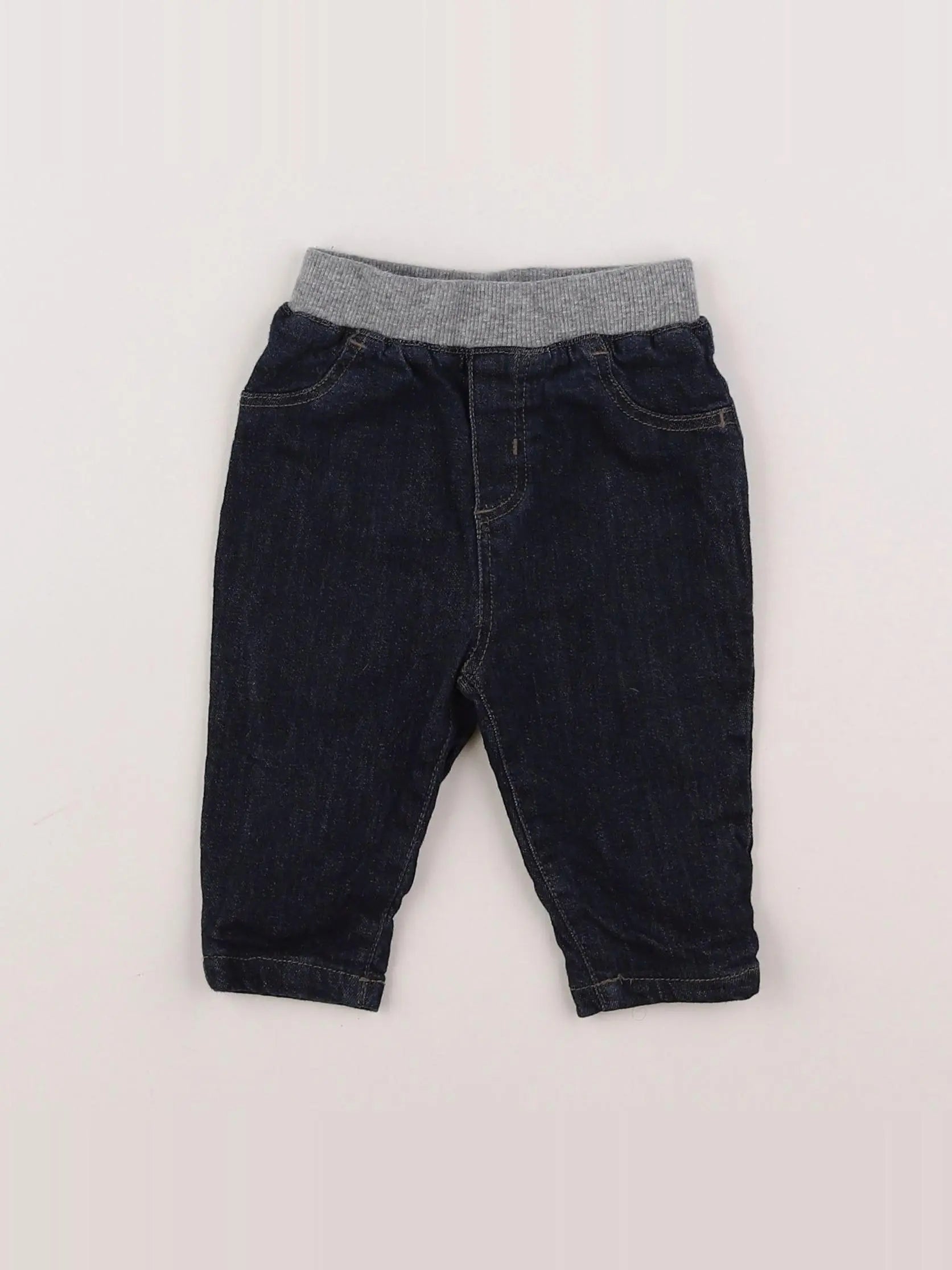 Boutchou - jean doublé bleu - 3 mois