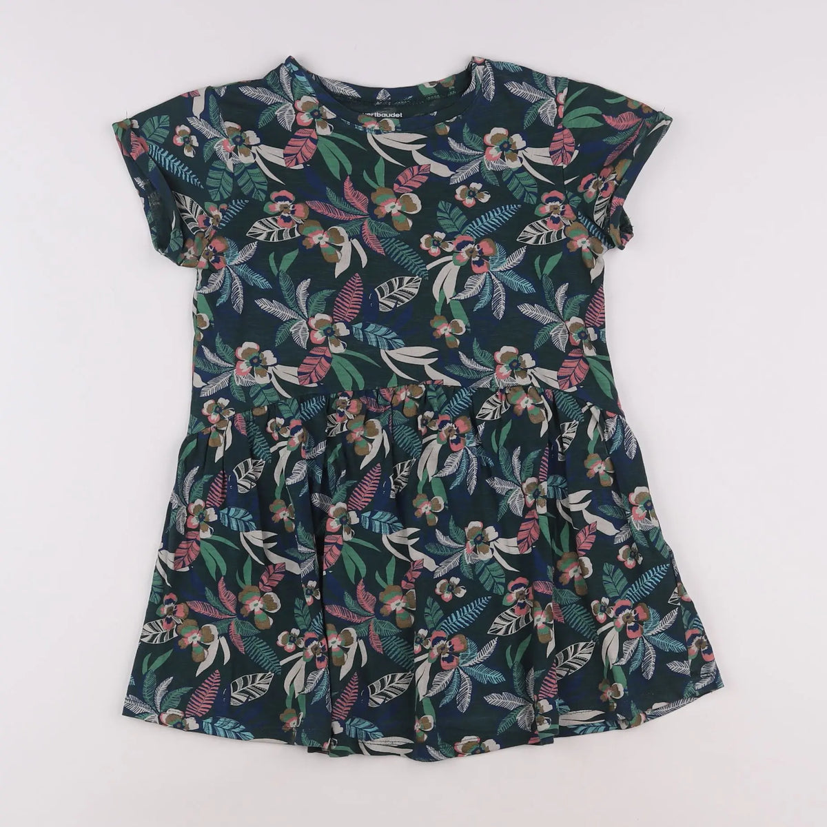 Vertbaudet - robe multicolore - 8 ans