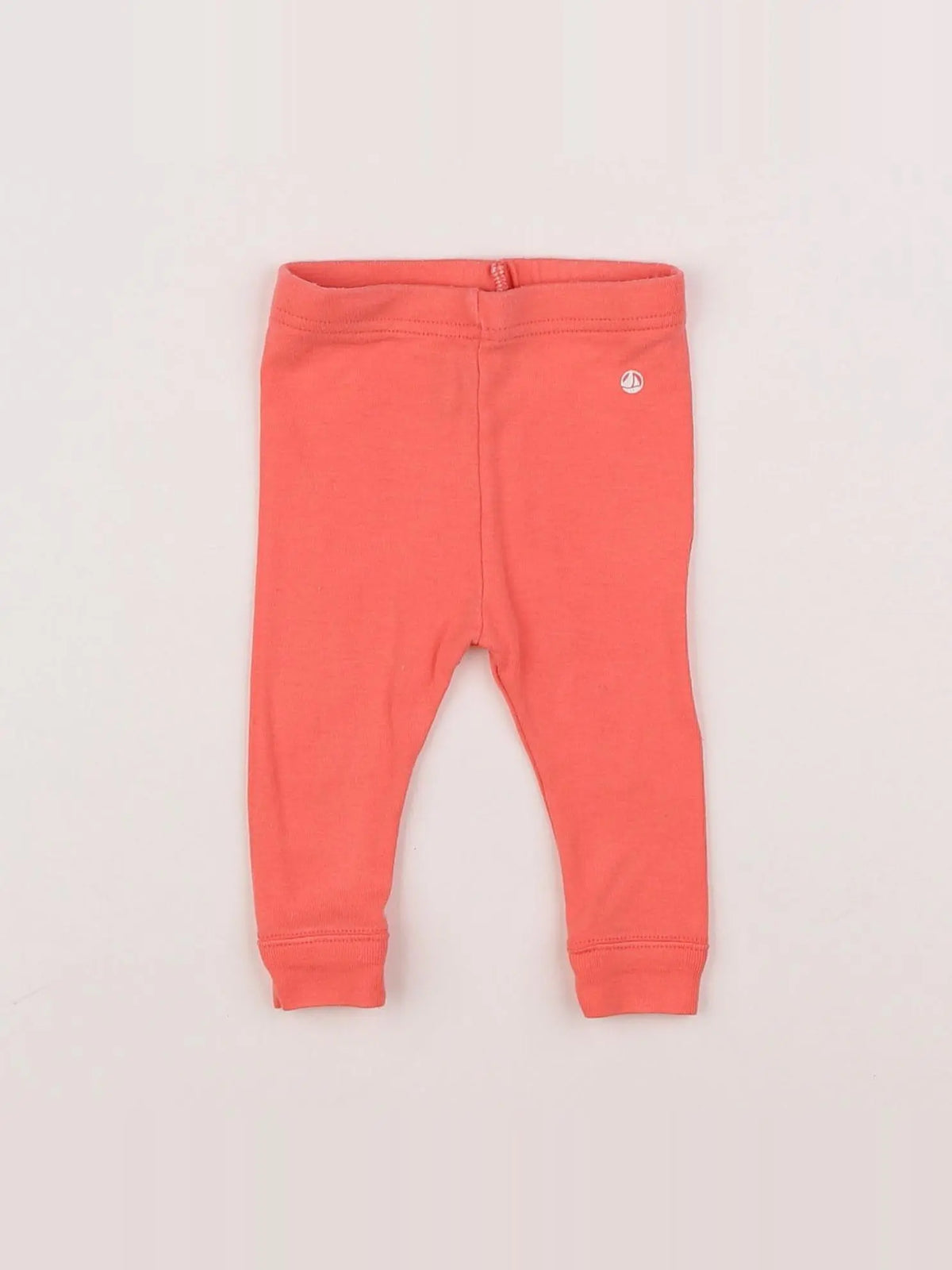 Petit Bateau - legging orange - 3 mois