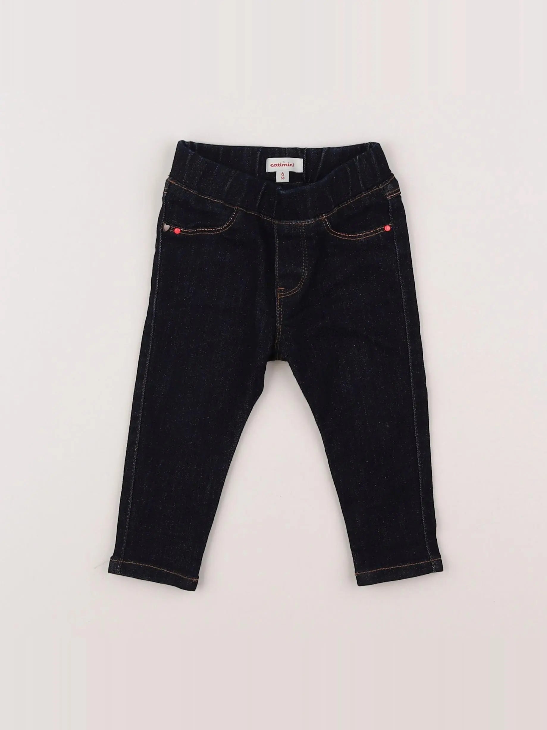 Catimini - jegging bleu - 6 mois