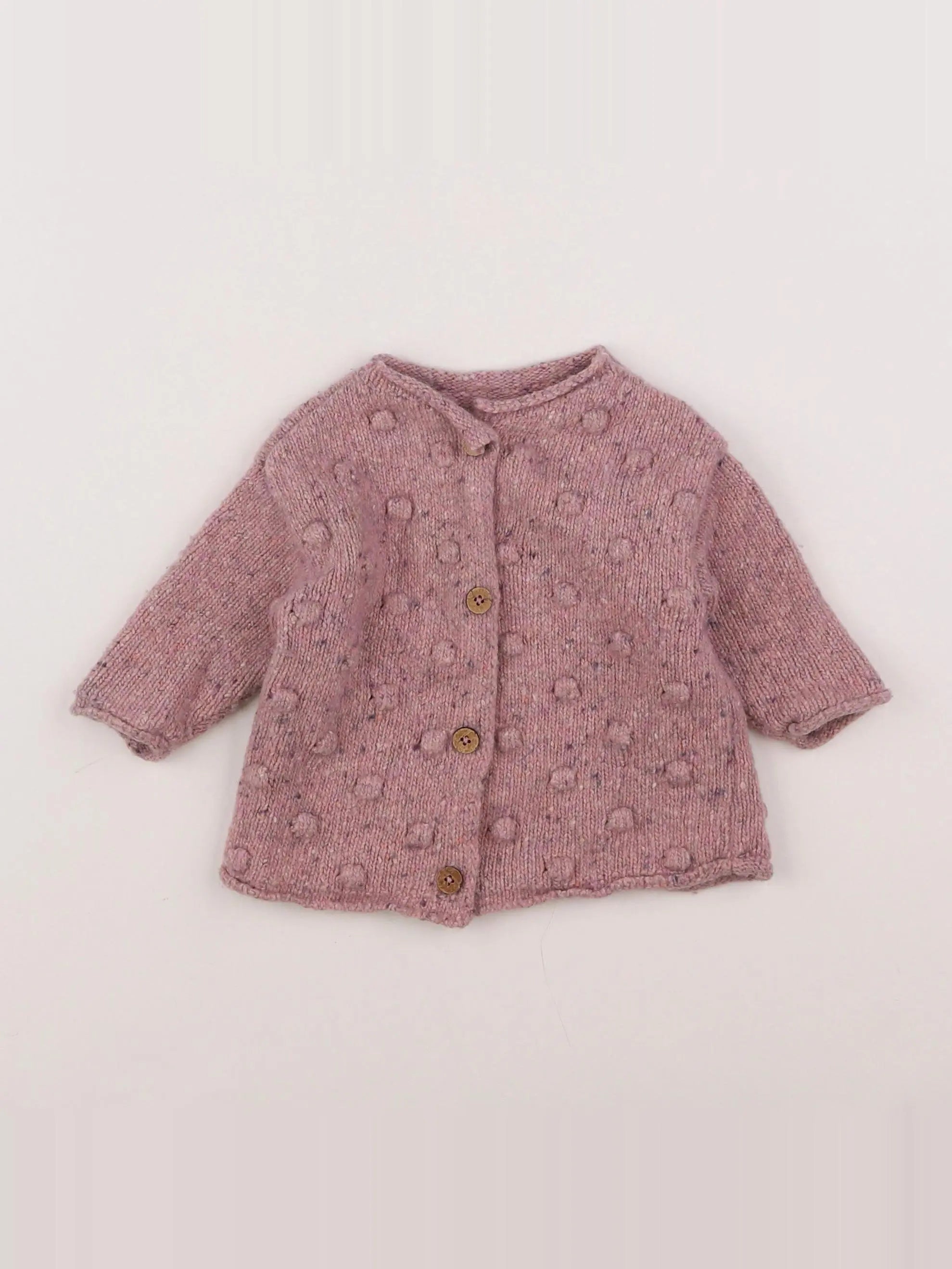 Play Up - gilet rose - 6 mois