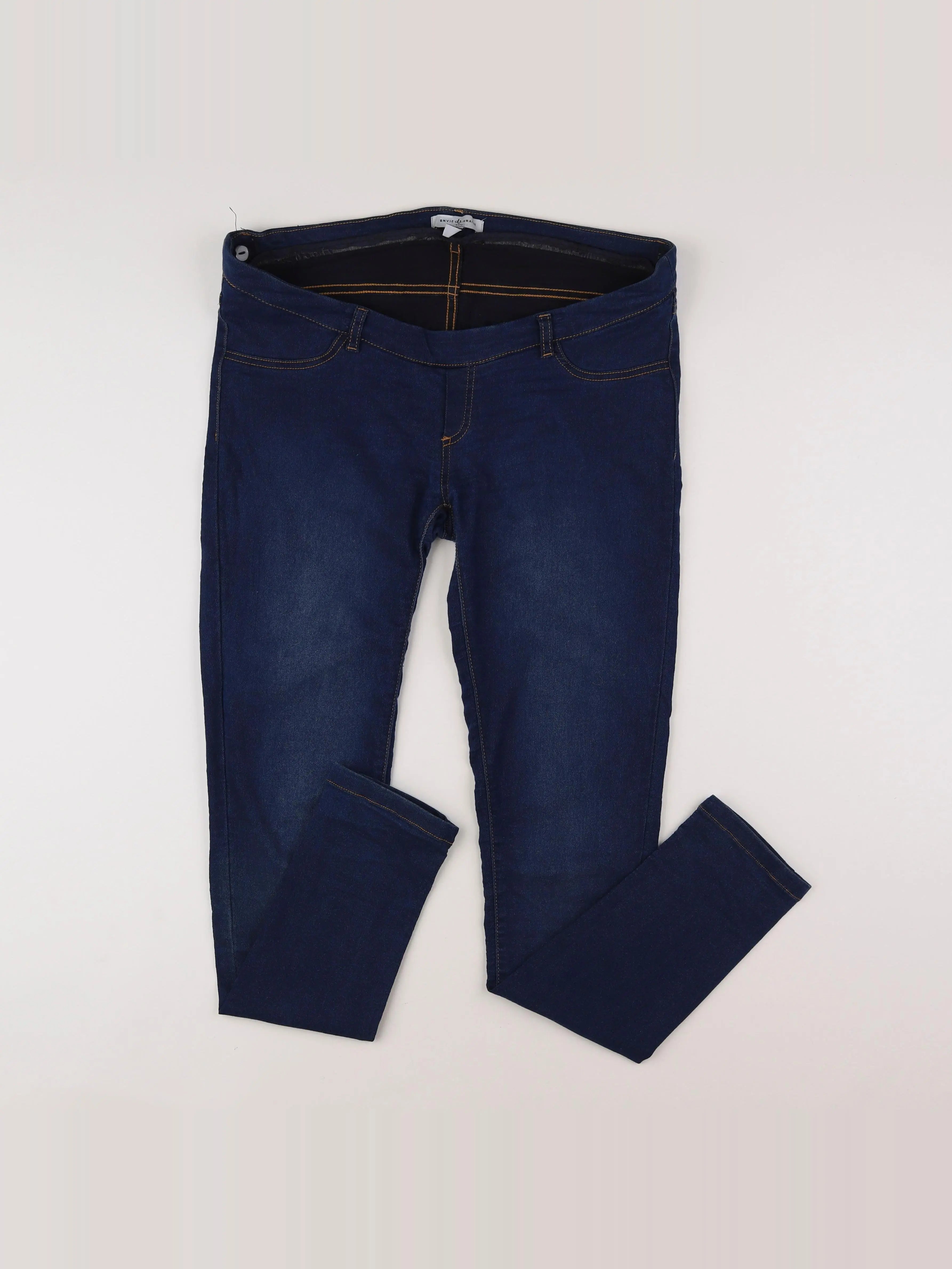 Envie de fraise - pantalon grossesse bleu - 38 à 40