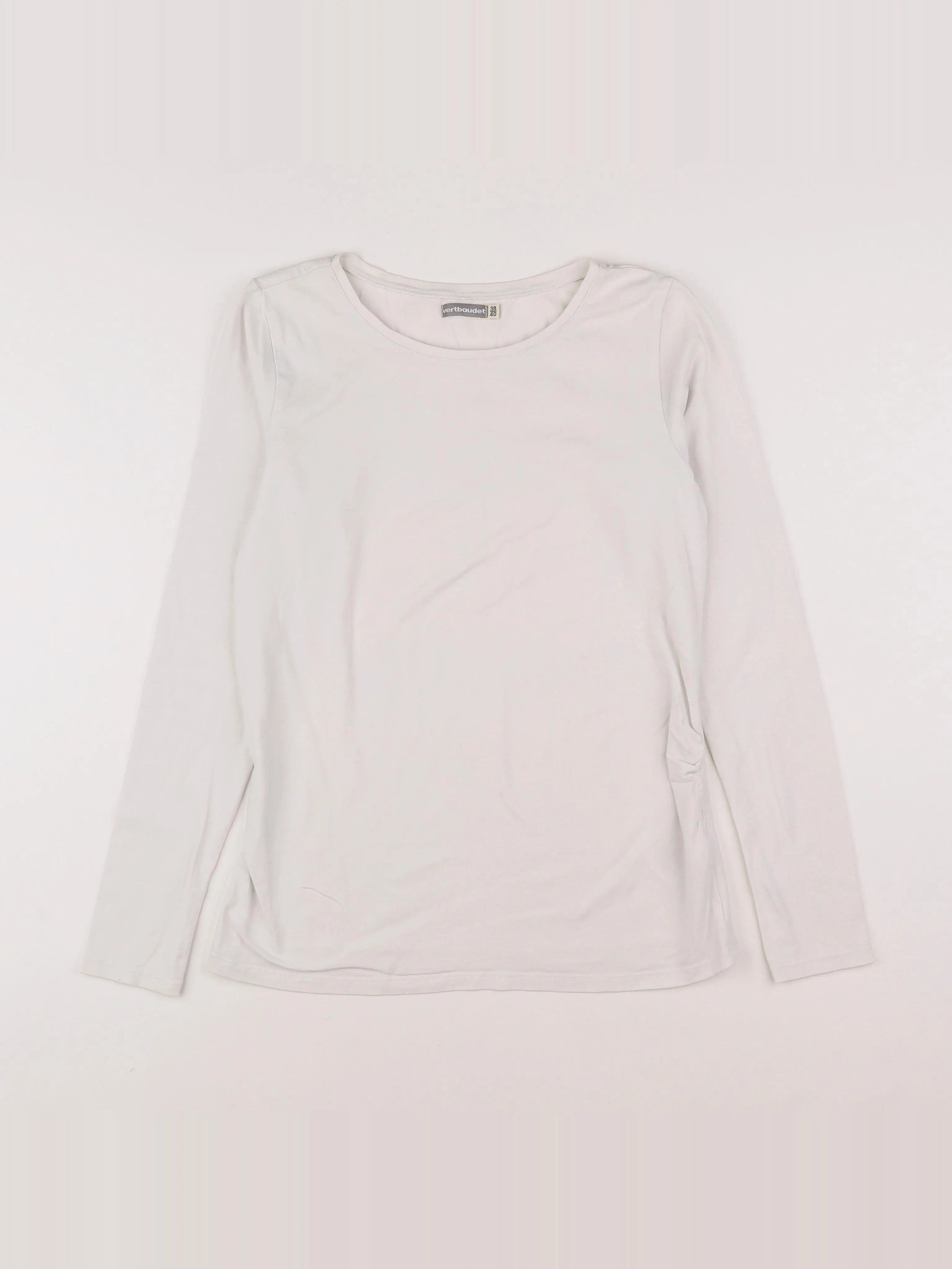 Vertbaudet - tee-shirt grossesse blanc - 38 à 40