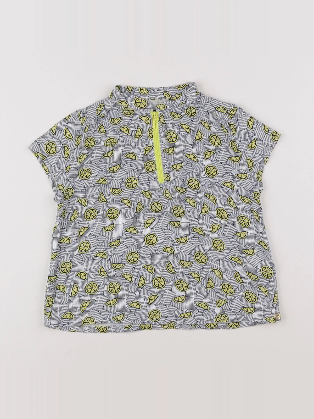 IKKS - blouse gris, jaune - 4 ans